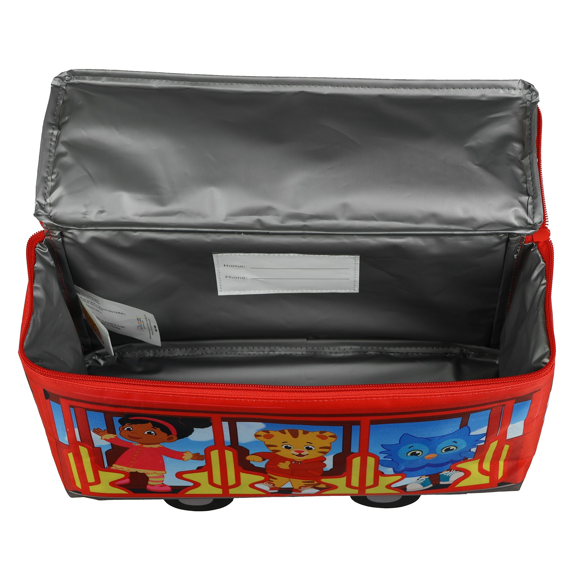 Daniel Tiger's Neighborhood Insulated Lunch Bag Trolley 13" Soft Lunchbox Tote