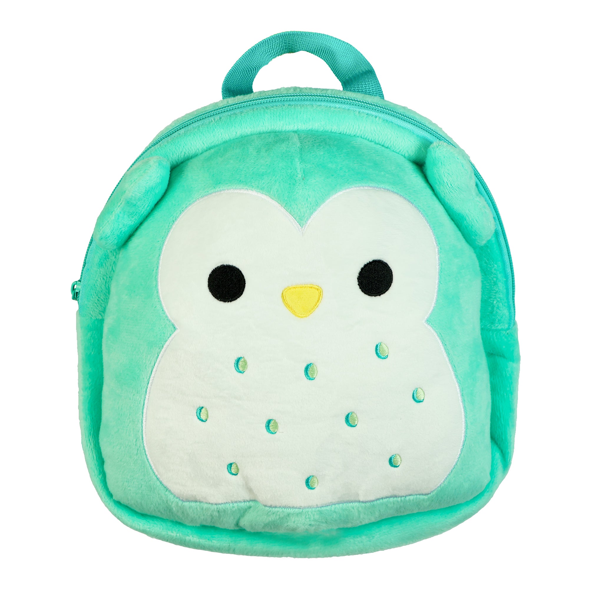 Squishmallows Plush Backpack 11" Winston the Owl Mini Bag with Adjustable Straps