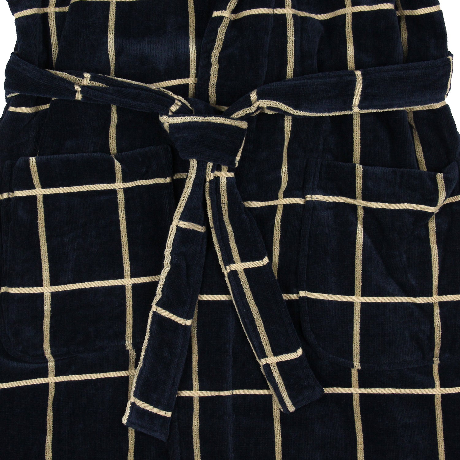 Intimo Terry Cloth Velour Men's Bathrobe Front Tie Sleepwear Loungewear