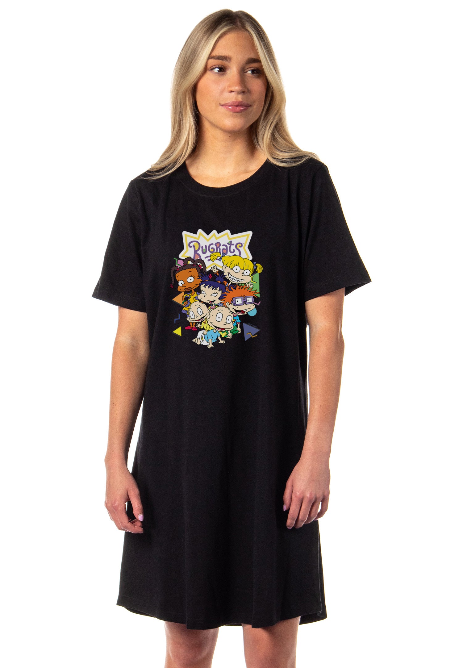 Nickelodeon Women's Rugrats Cartoon Nightgown Sleep Pajama Dress