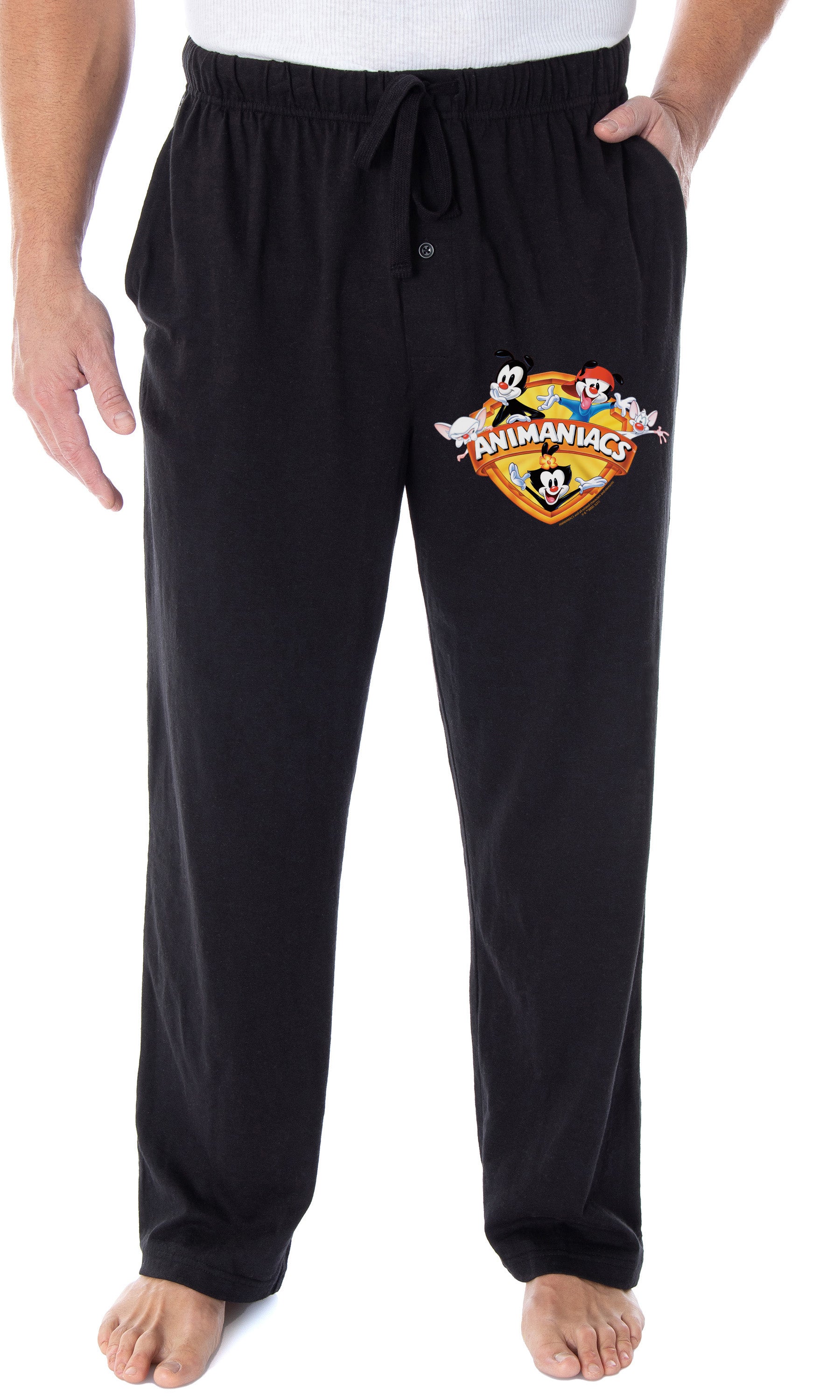 Animaniacs Men's Wakko Yakko Dot Pinky And The Brain Loungewear Pajama Pants