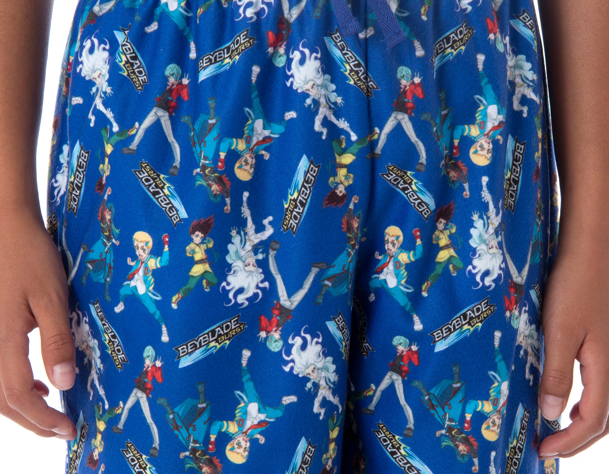 Beyblade Burst Rise Boys' Spinner Tops Allover Character Kids Pajama Pants