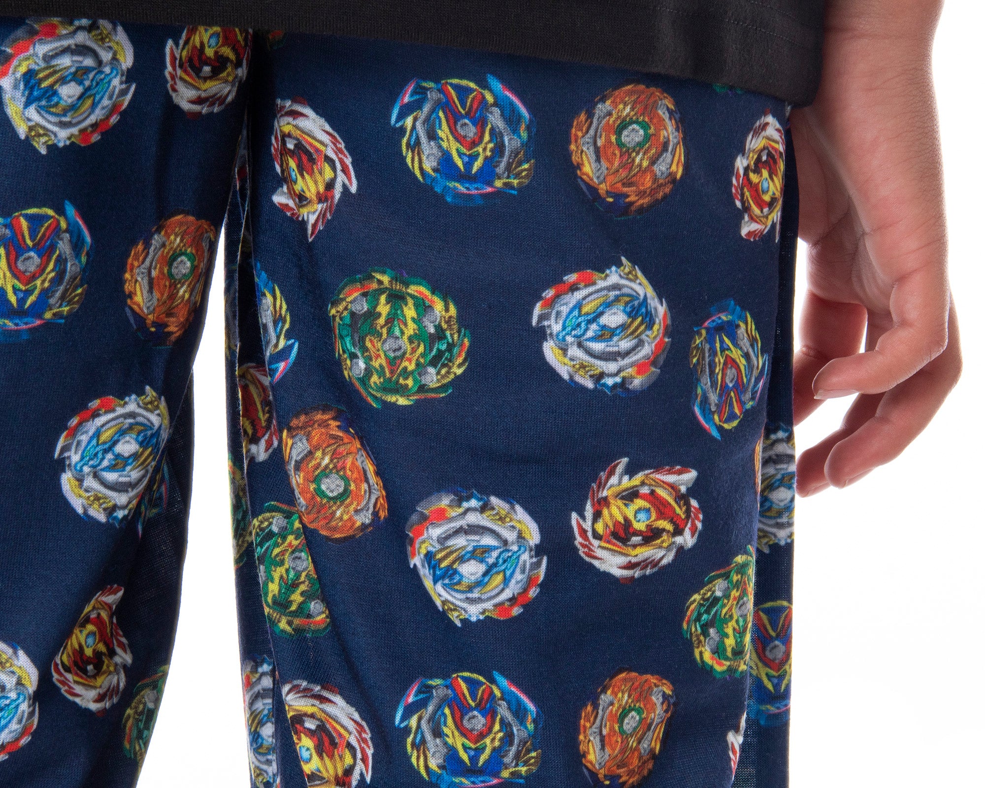 Beyblade Burst Boys' Wizard and Spinner Tops 2 Piece Pant/Raglan Pajama Set