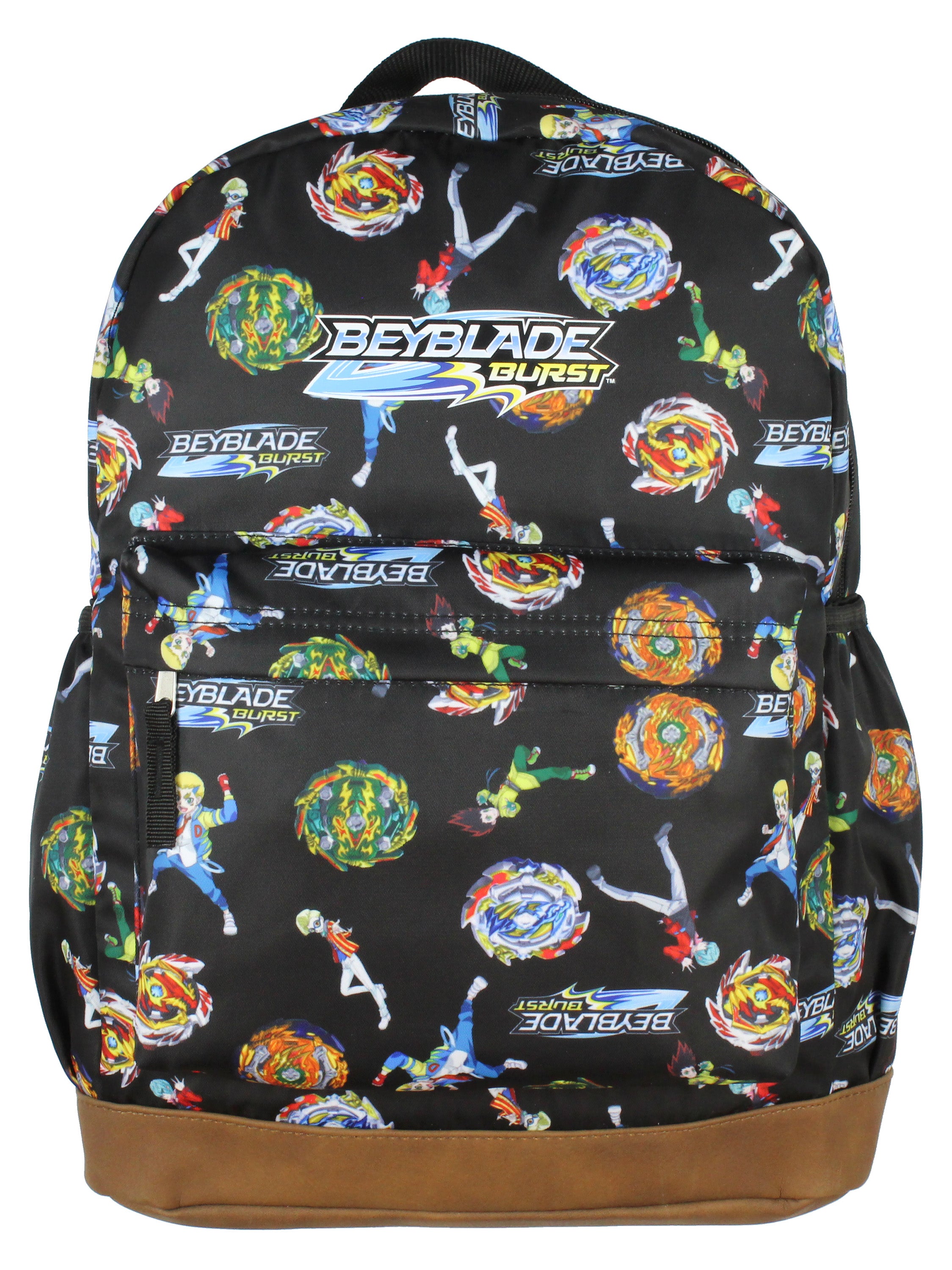 Beyblade Burst Spinner Top Allover Characters Pattern School Book Bag Backpack