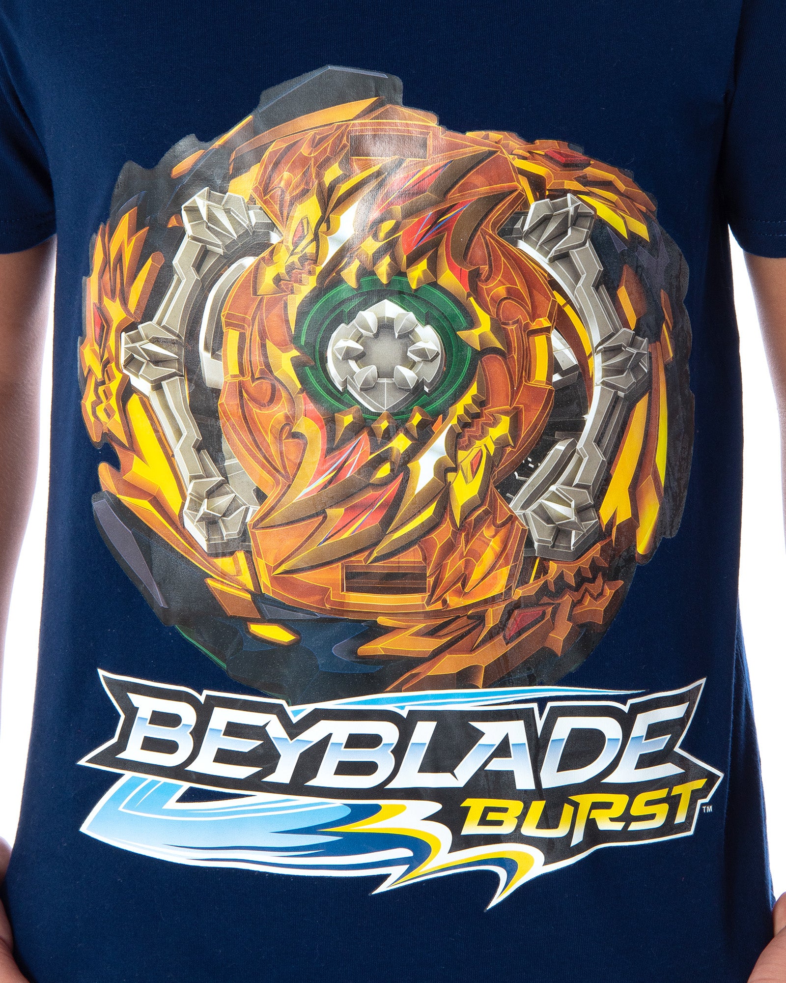 Beyblade Burst Boys' Wizard Fafnir Spinner Top Kids Short Sleeve T-Shirt