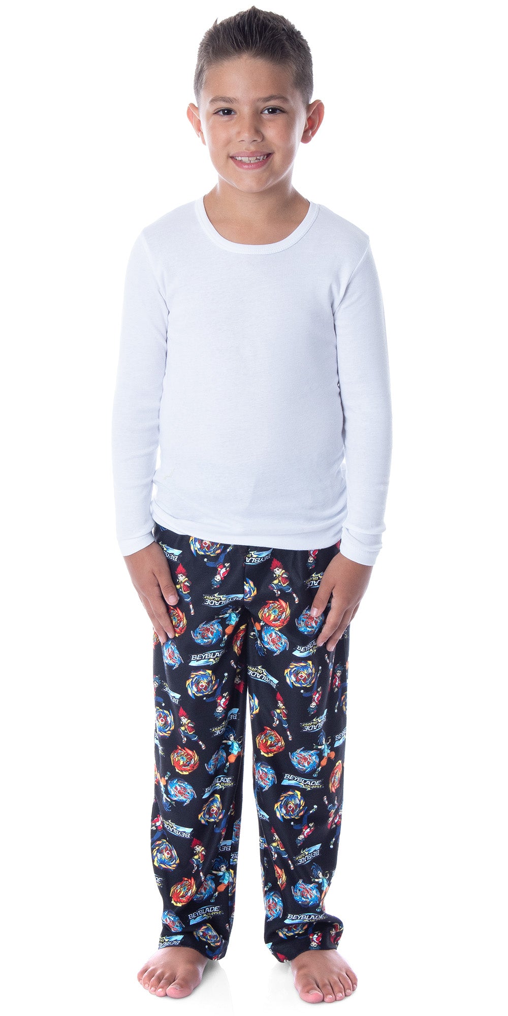 Beyblade Burst Super King Boys' Spinner Tops Character Kids Pajama Pants