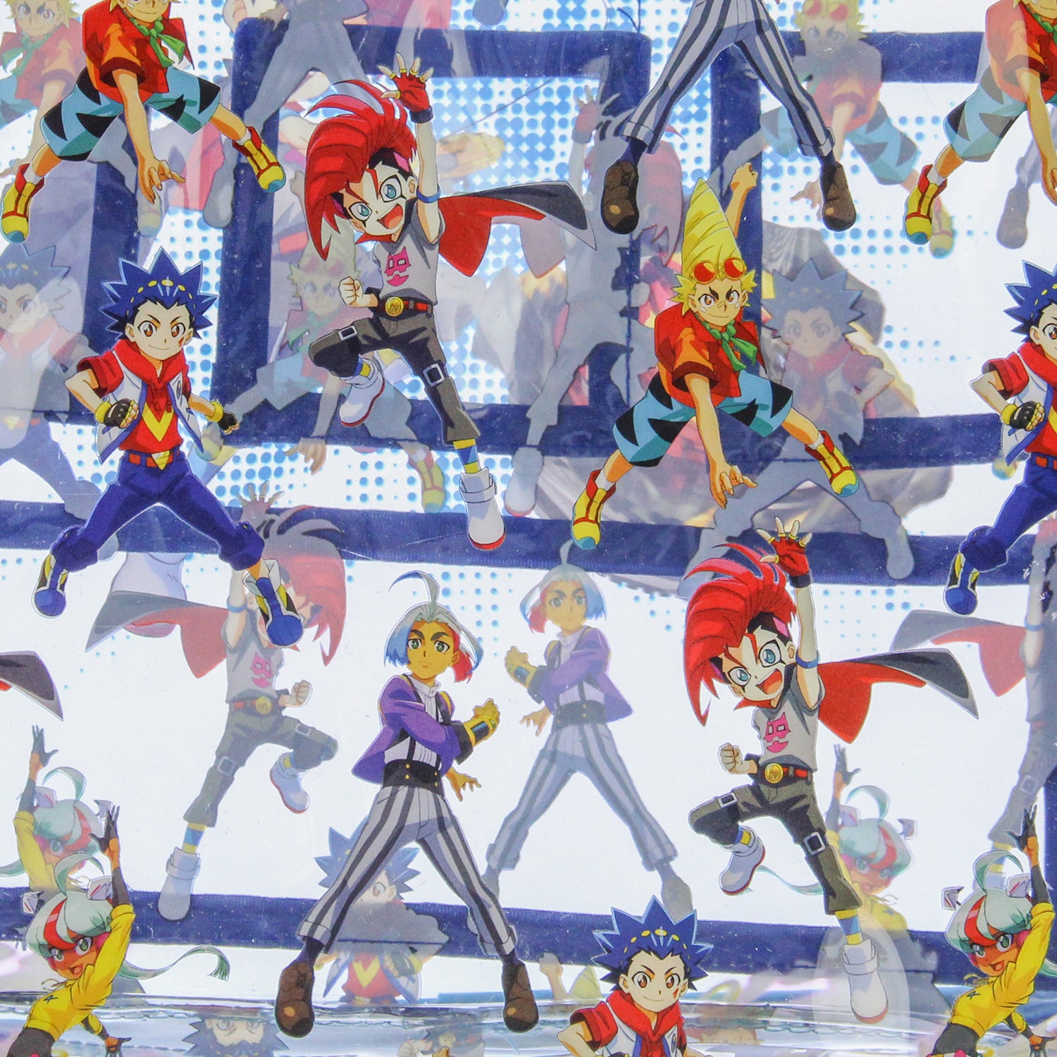 Beyblade Burst Heavy Duty Clear School Travel Backpack Book Bag