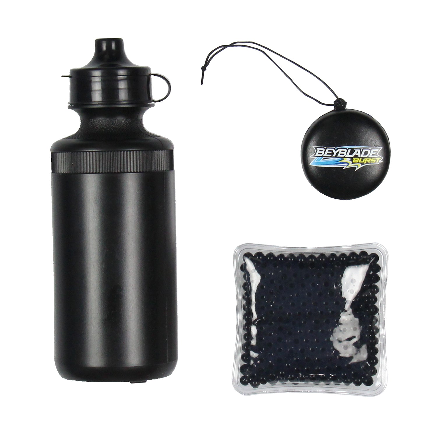 Beyblade Burst Tossed Print 5 PC Backpack Lunch box Waterbottle Icepack 16"