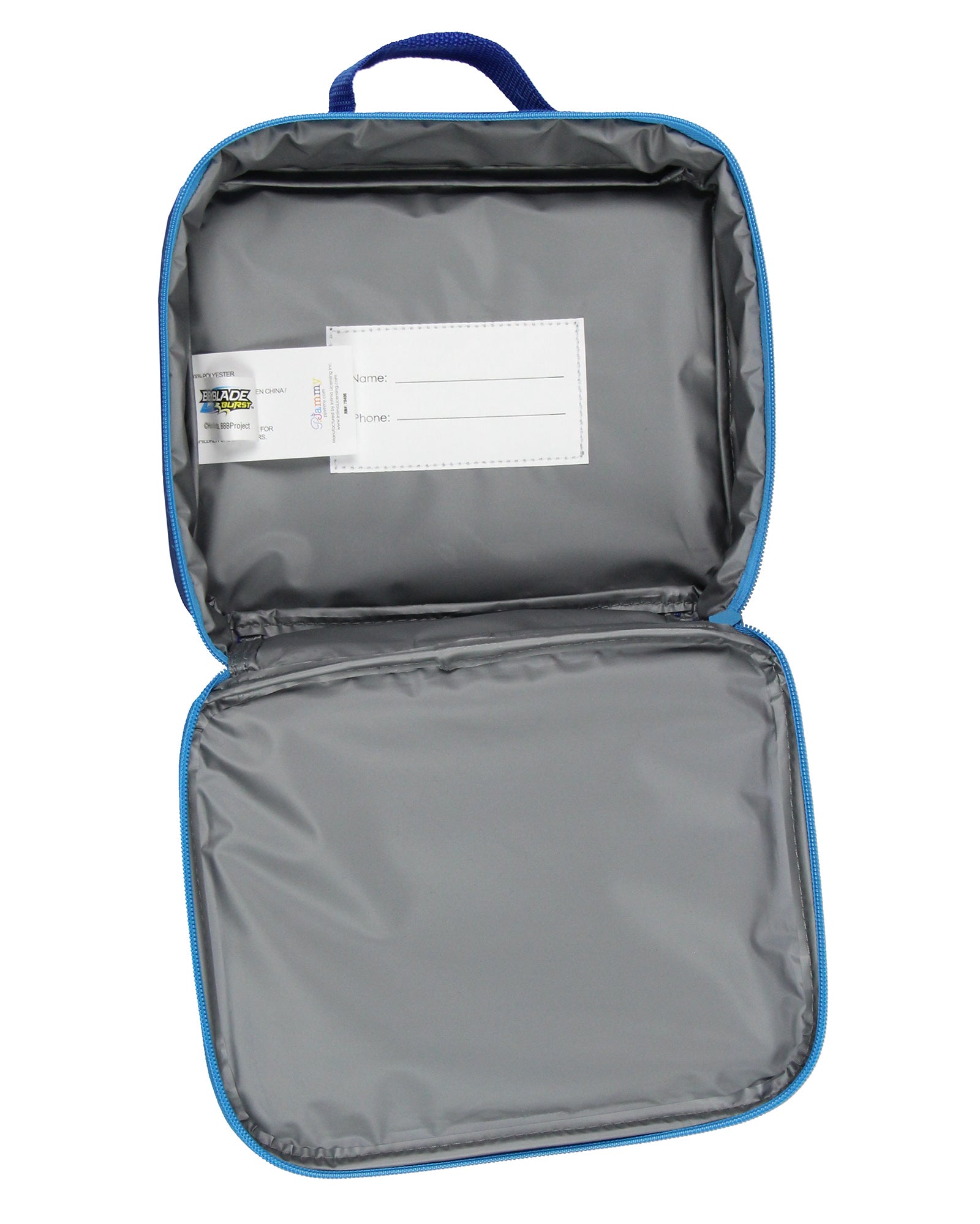 Beyblade Burst Tossed Print 5 PC Backpack Lunch box Waterbottle Icepack 16"