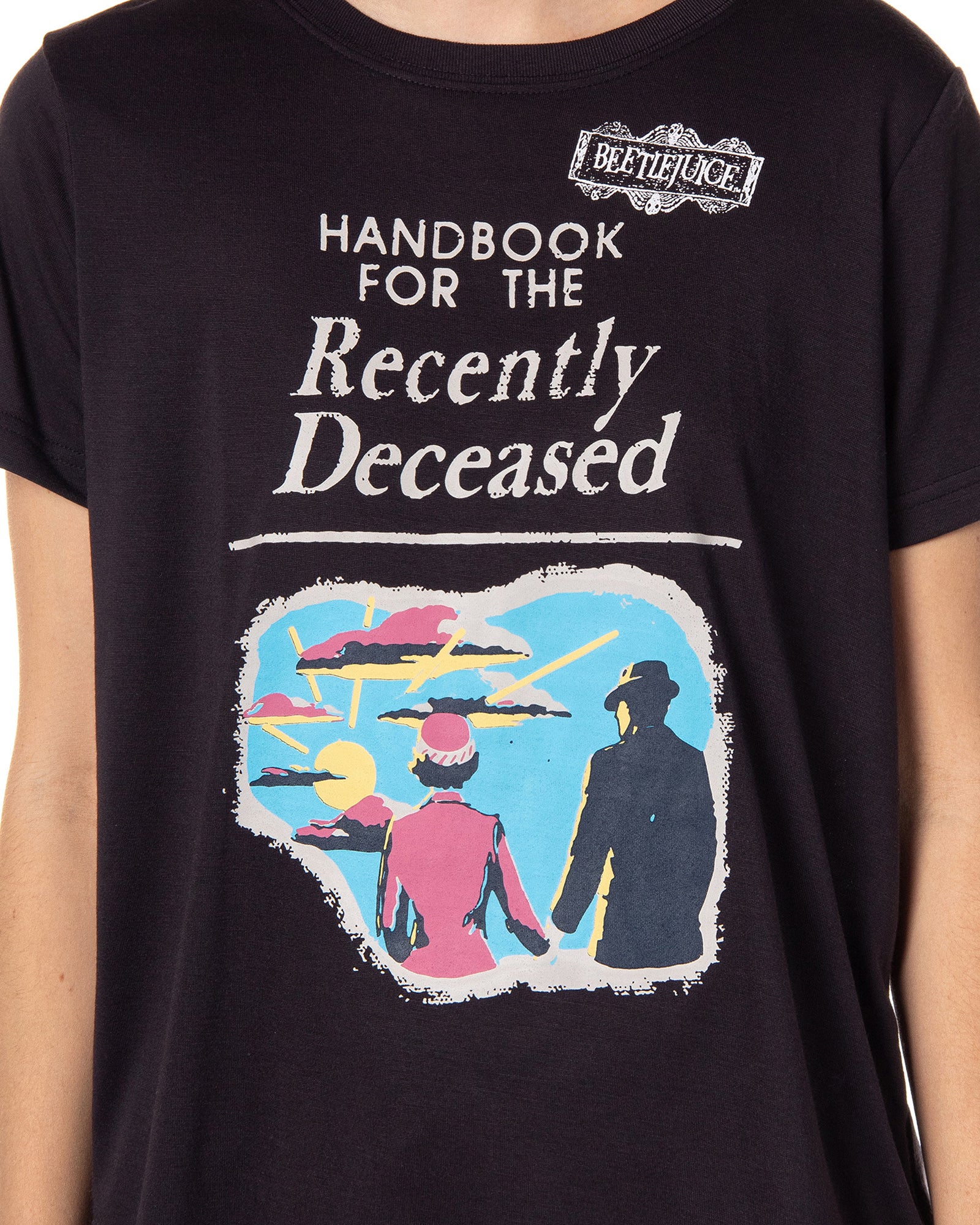 Beetlejuice Womens' Handbook For The Recently Deceased Pajama Set Shorts