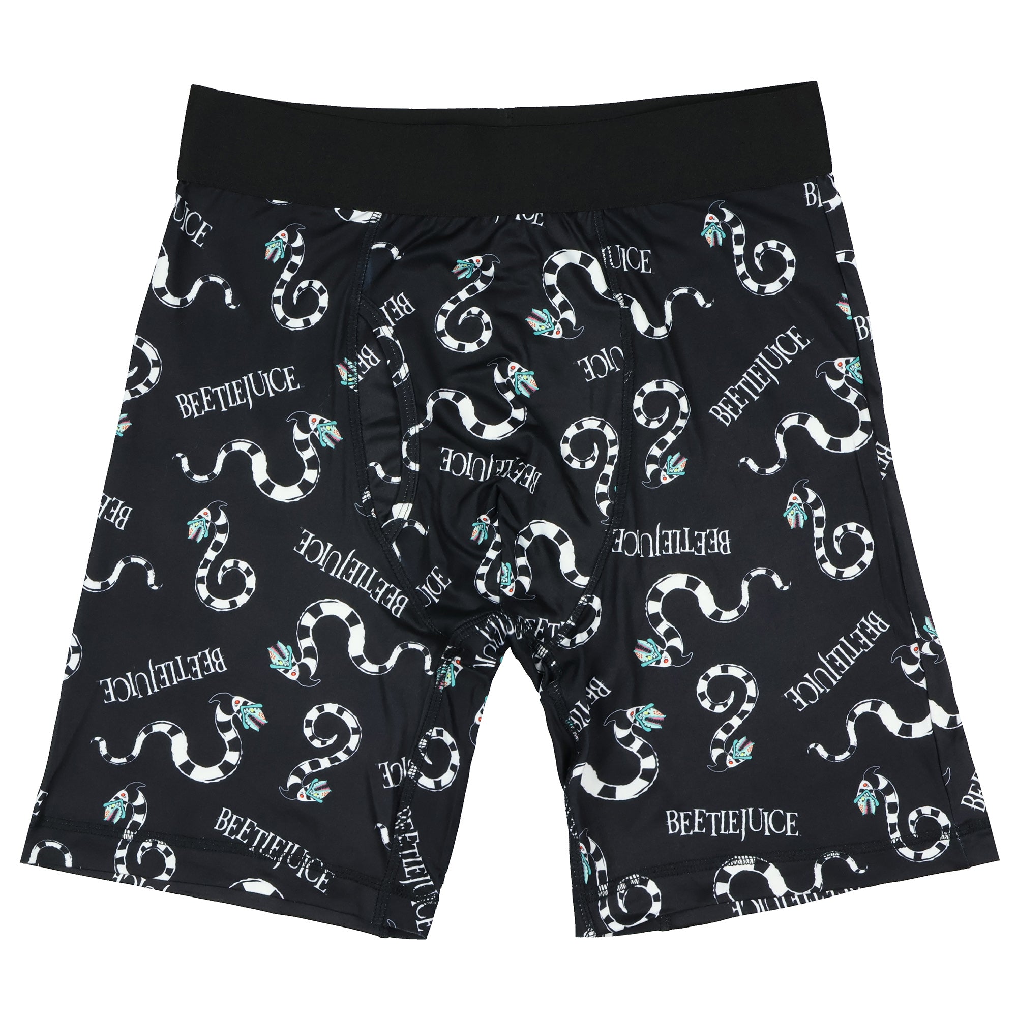 Beetlejuice Men's Sandworm All Over Print Boxer Briefs Long Leg Underwear