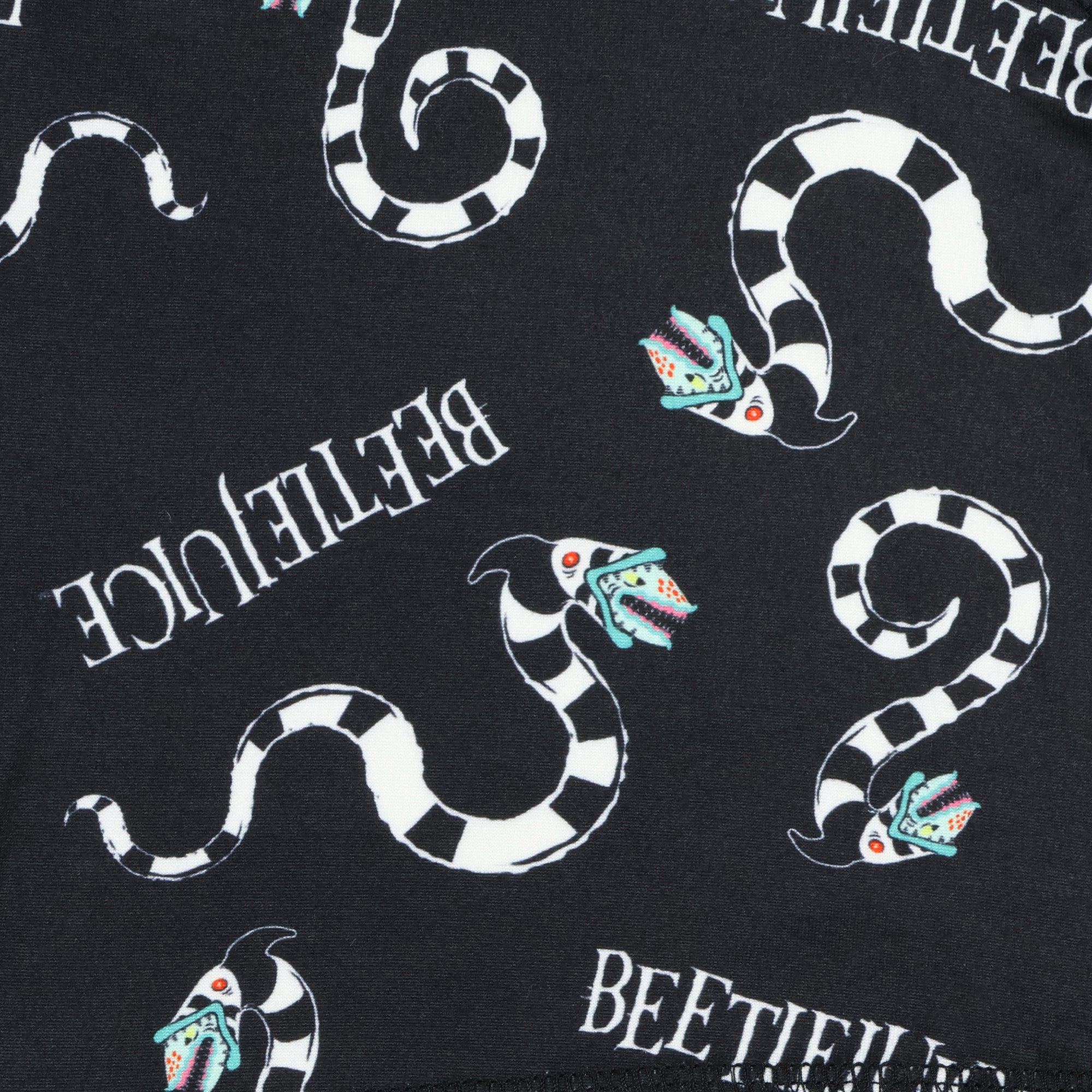 Beetlejuice Men's Sandworm All Over Print Boxer Briefs Long Leg Underwear