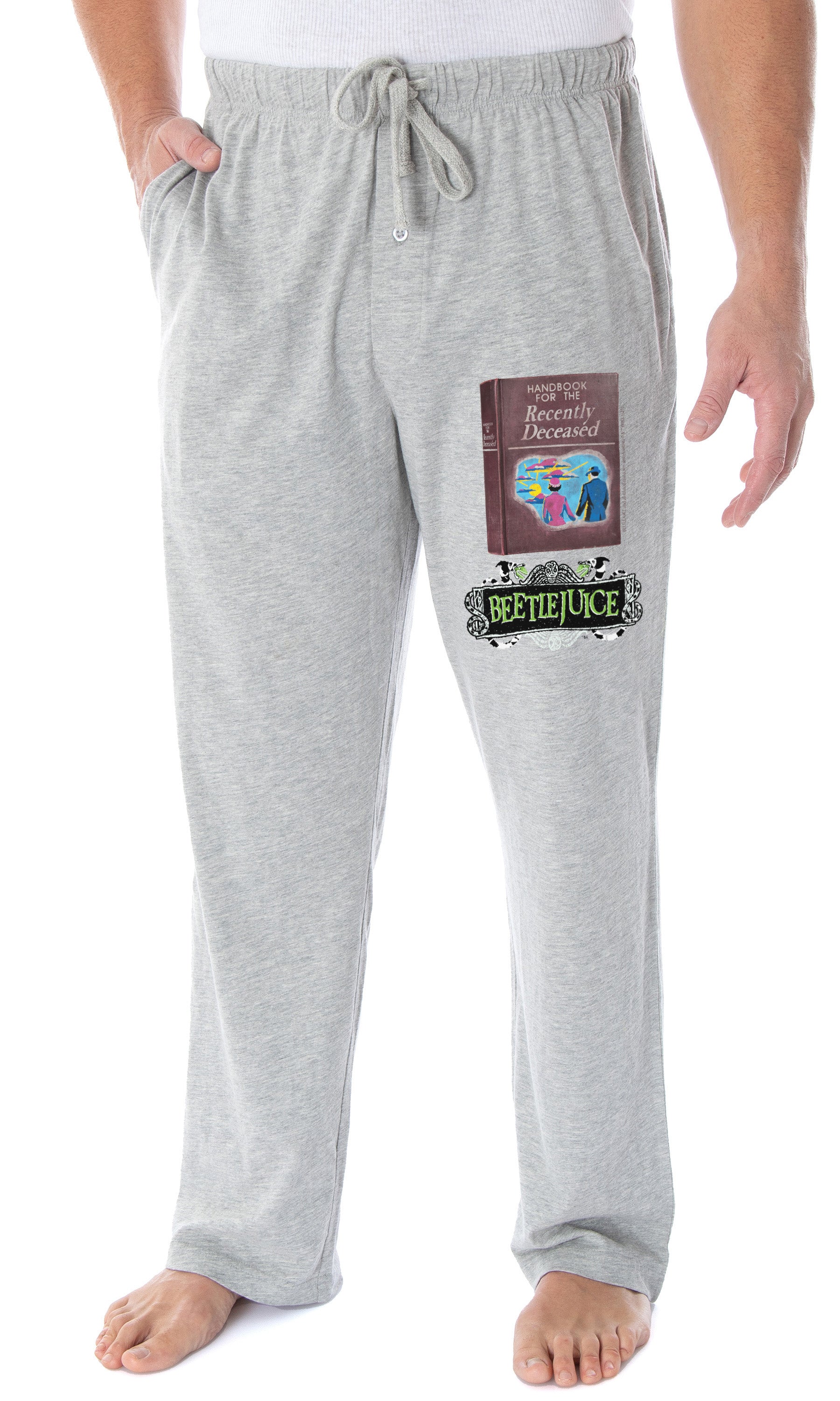 Beetlejuice Men's Handbook For The Recently Deceased Loungewear Pajama Pants