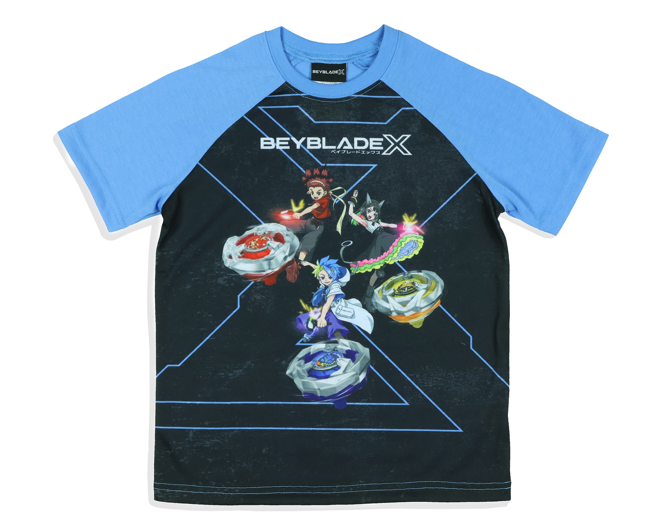 Beyblade X Boys' X League Character 2 Piece Short Sleeve Pajama Set