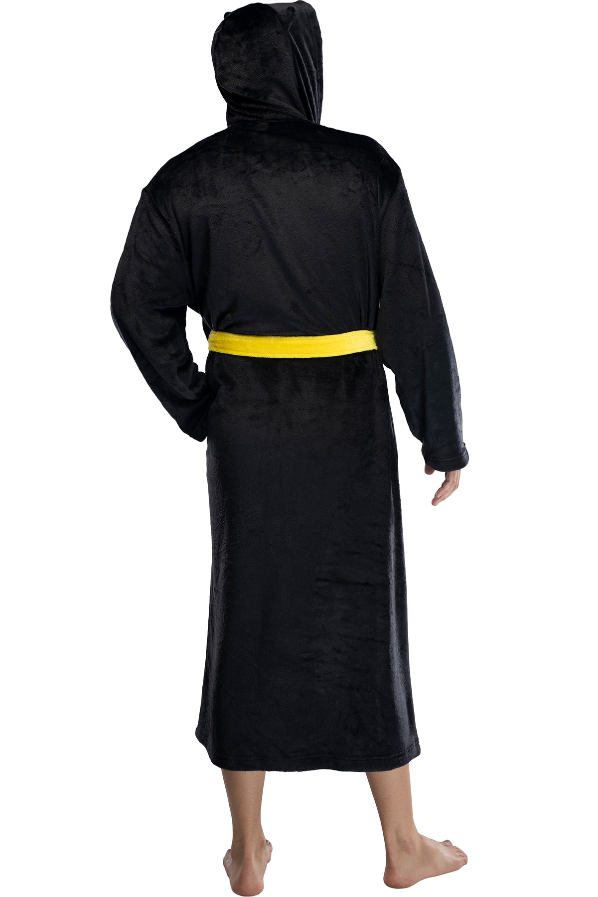 DC Comics Men's Fleece Hooded Costume Robe Pajama Lounge