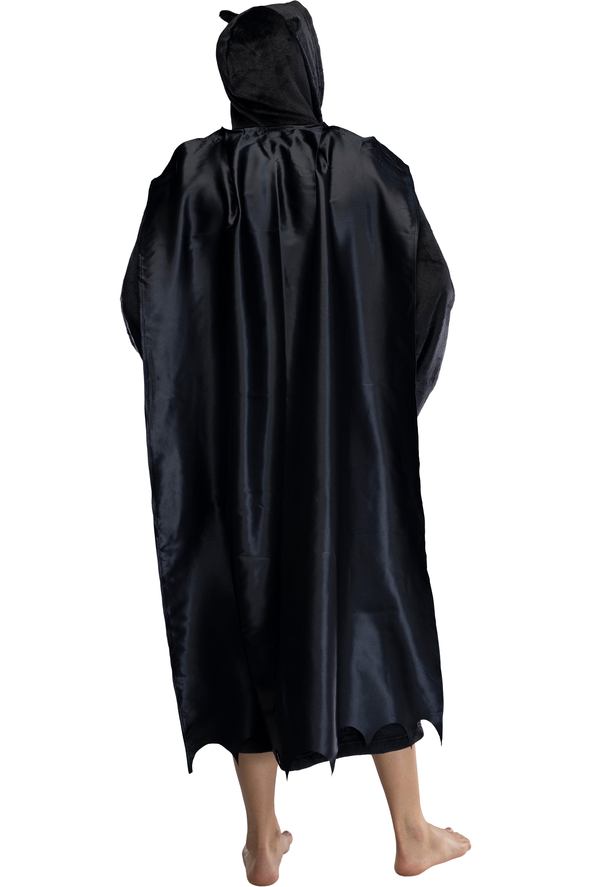 DC Comics Men's Fleece Hooded Costume Robe Pajama Lounge