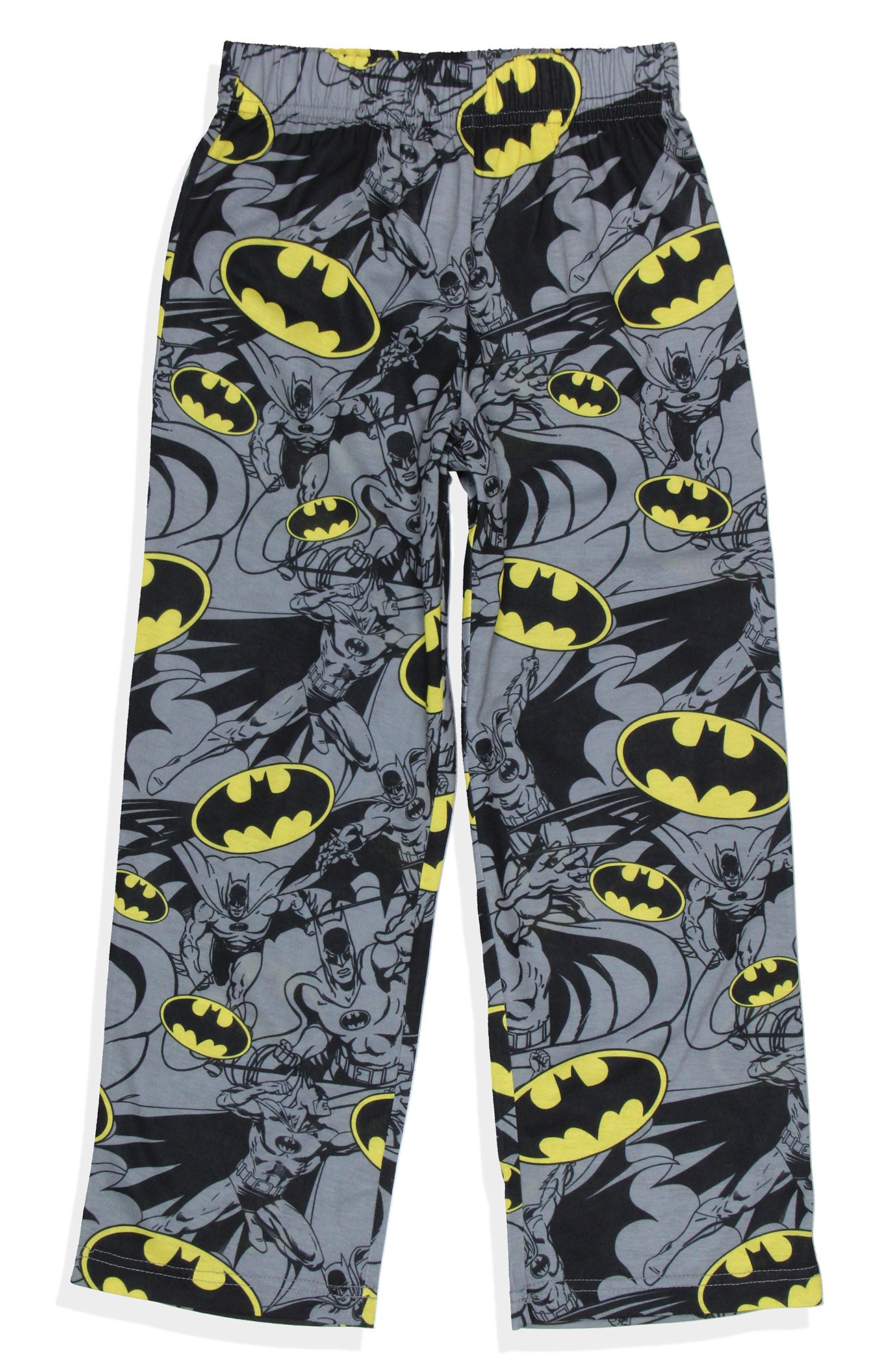 DC Comics Batman Boys' Logo Character Design Allover Print Pajama Pants