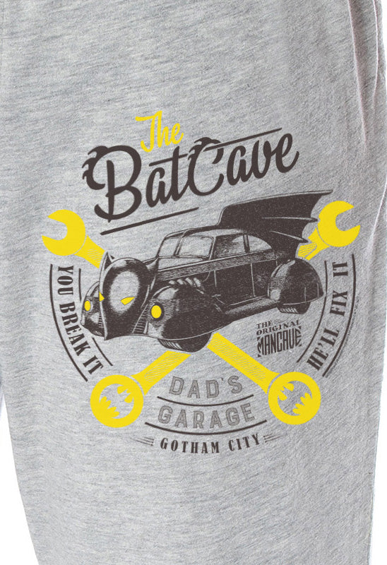 DC Mens' Batman The Batcave Father's Day Sleep Pajama Pants Loungewear