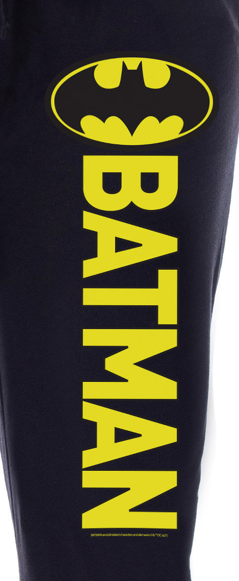 DC Comics Womens' Batman Classic Bat Logo Sleep Jogger Pajama Pants