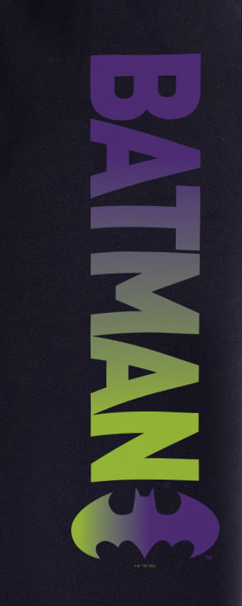 DC Comics Womens' Batman Bat Logo Ombre Sleep Jogger Pajama Pants