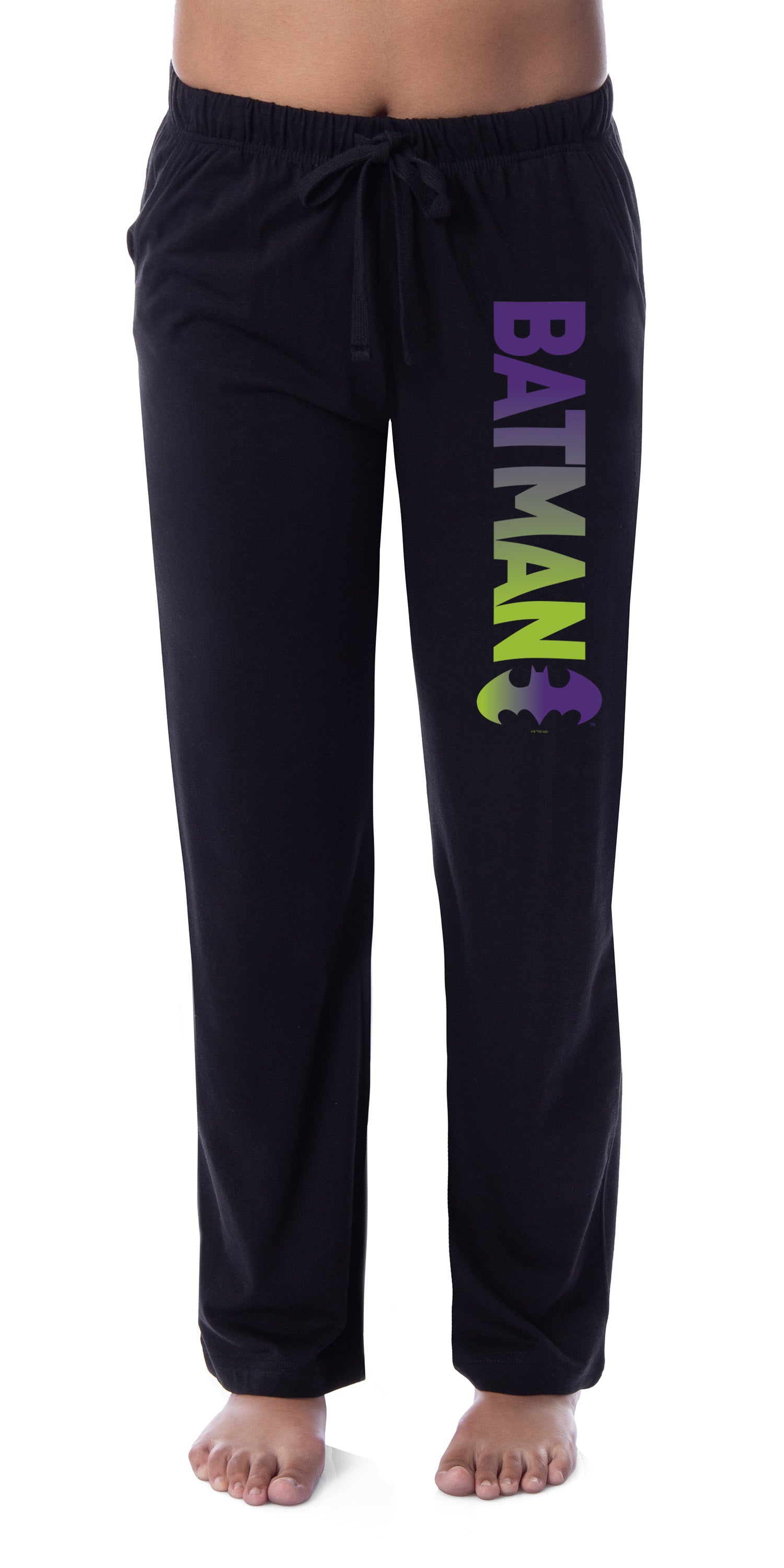 DC Comics Womens' Batman Bat Logo Ombre Sleep Pajama Pants