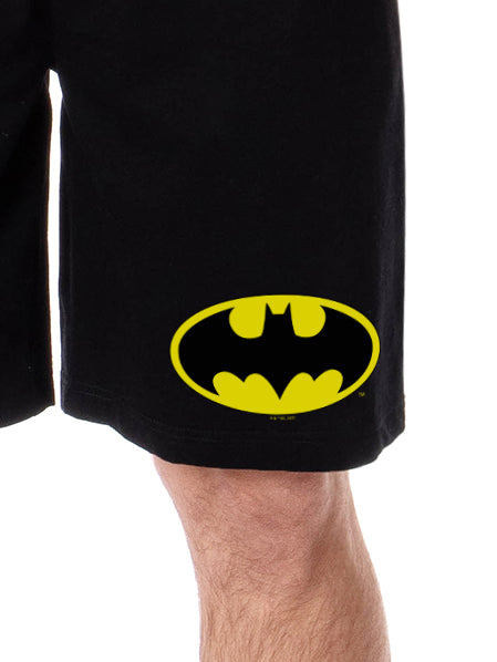 DC Comics Mens' Batman Bat-Symbol Classic Logo Sleep Pajama Shorts