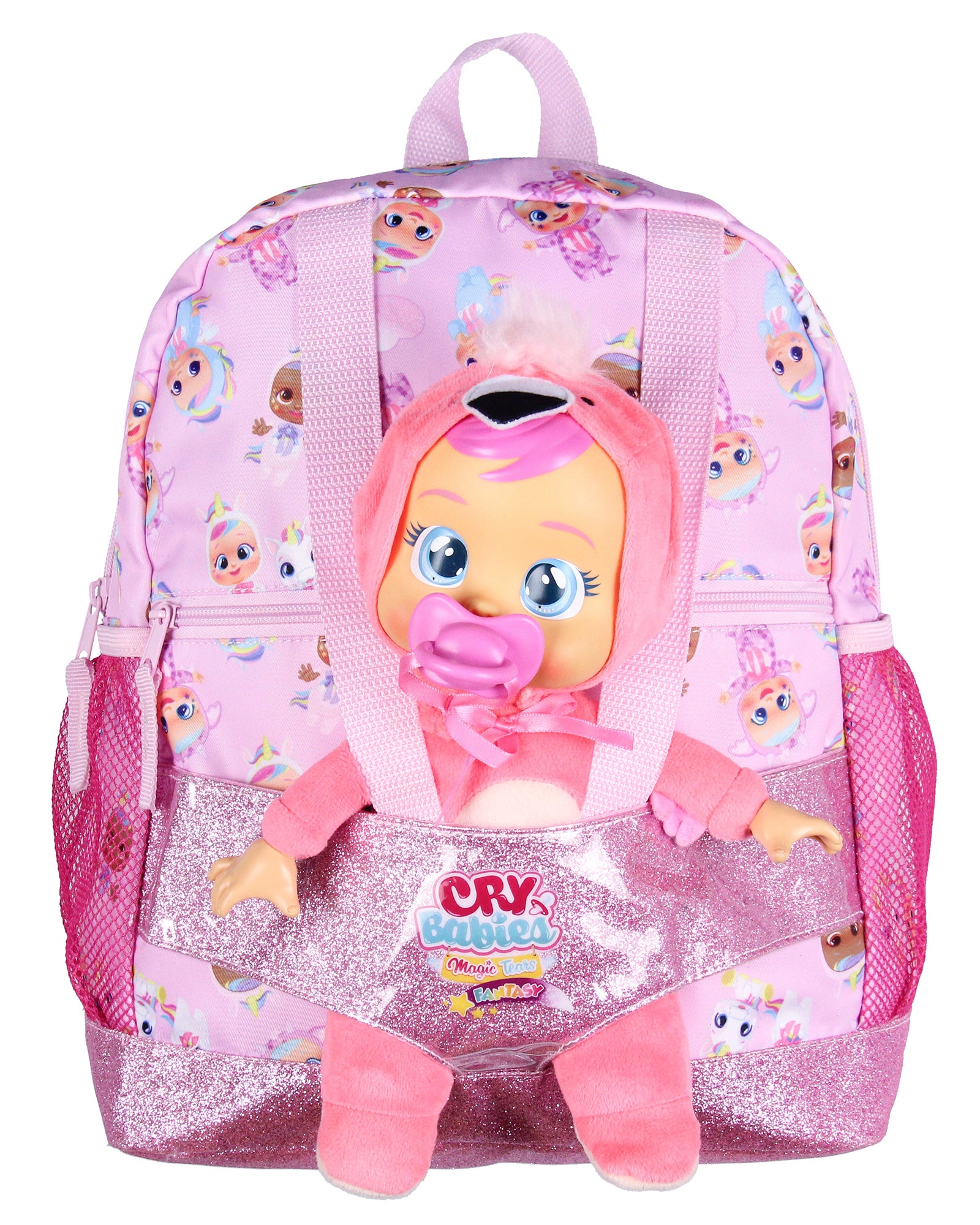 Cry Babies Magic Tears Characters Baby Doll Carrier Dual Compartment Backpack