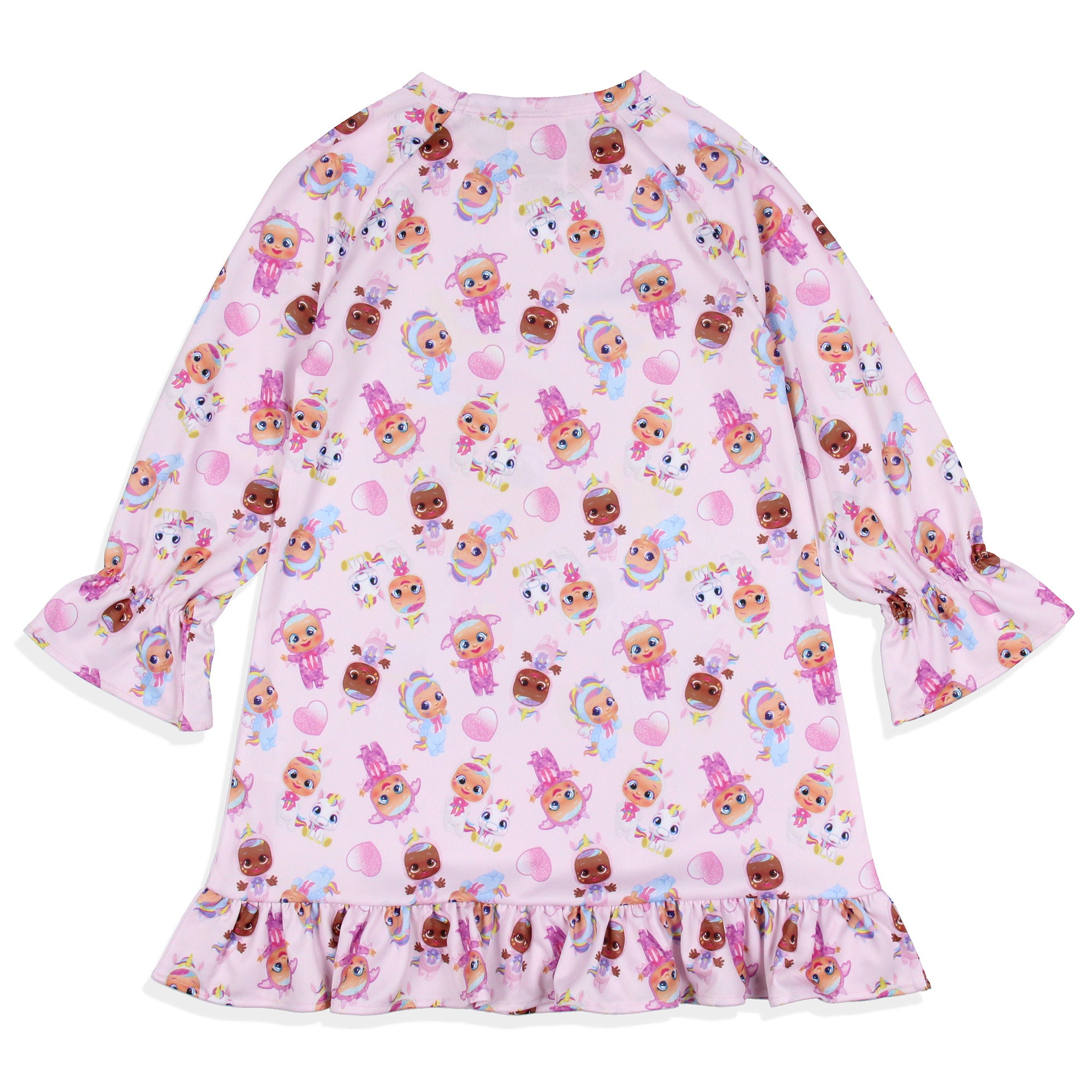 Cry Babies Magic Tears Girls' Show Unicorn Sleep Pajama Dress Nightgown