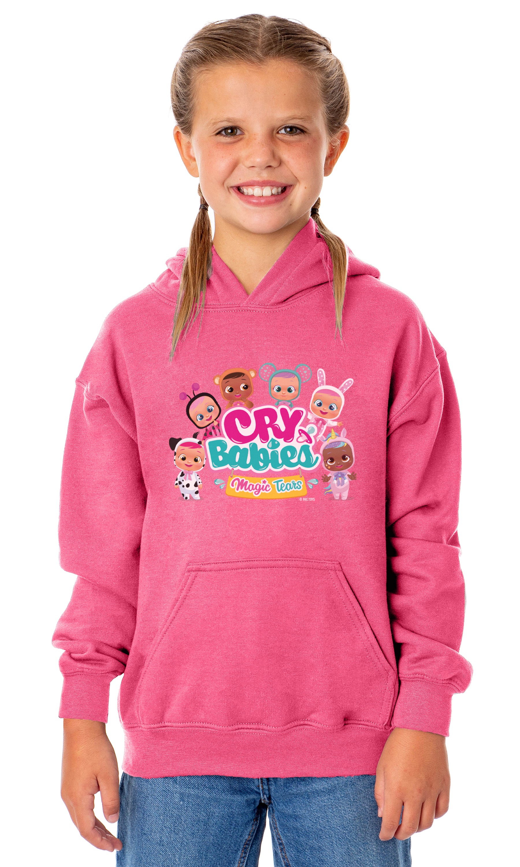 Cry Babies Magic Tears Girls' Child Pocket Sweatshirt Hoodie Pullover
