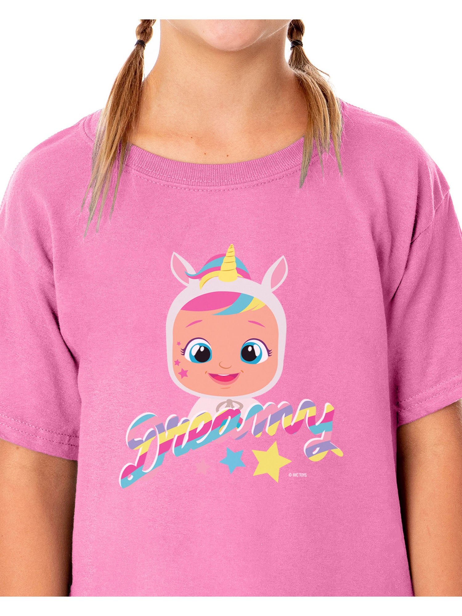 Cry Babies Magic Tears Girl's Dreamy Crewneck T-Shirt For Kids