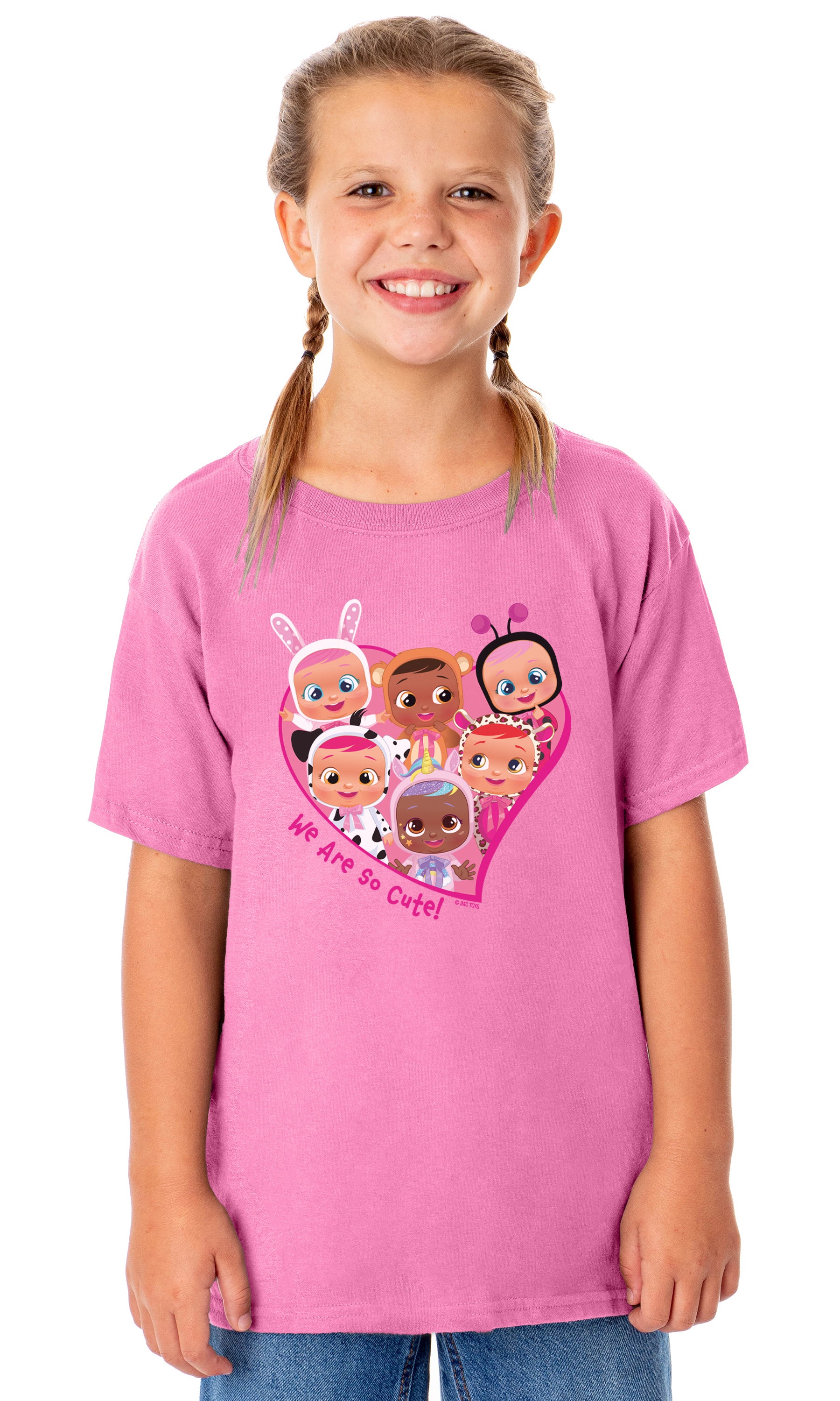 Cry Babies Magic Tears Girl's We Are So Cute Crewneck T-Shirt For Kids