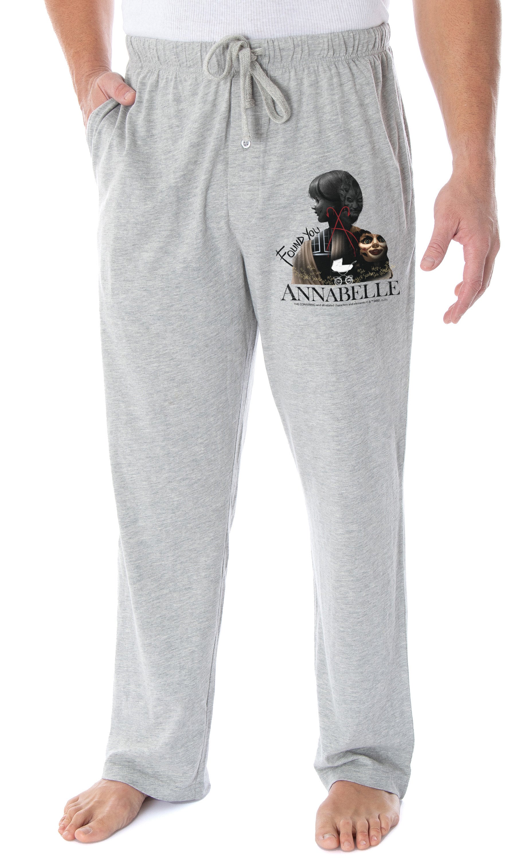 Annabelle Men's Movie The Conjuring Films Loungewear Pajama Pants