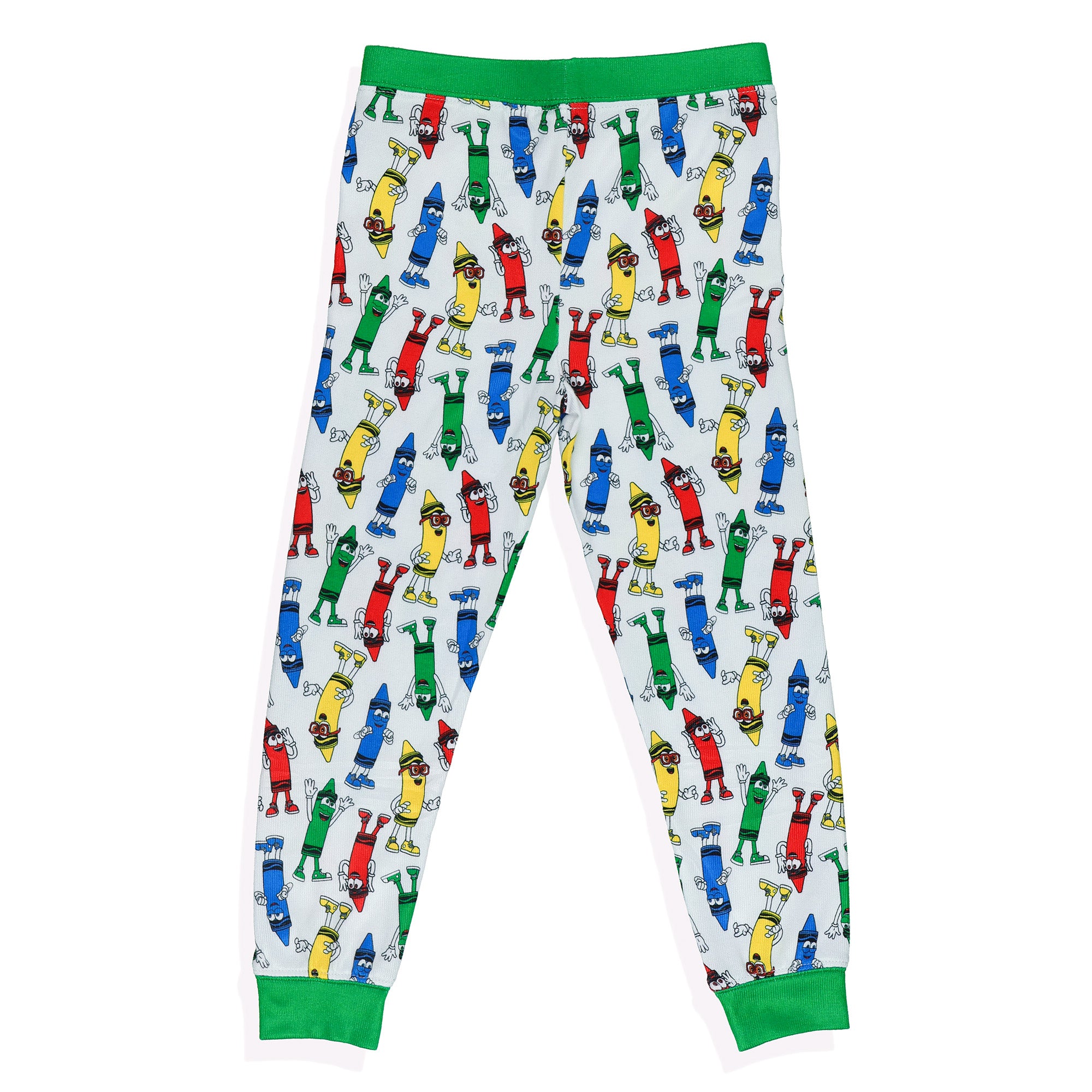 Crayola Crayons Pajamas Toddler Tight Fit Long Sleeve Pant Sleep Set