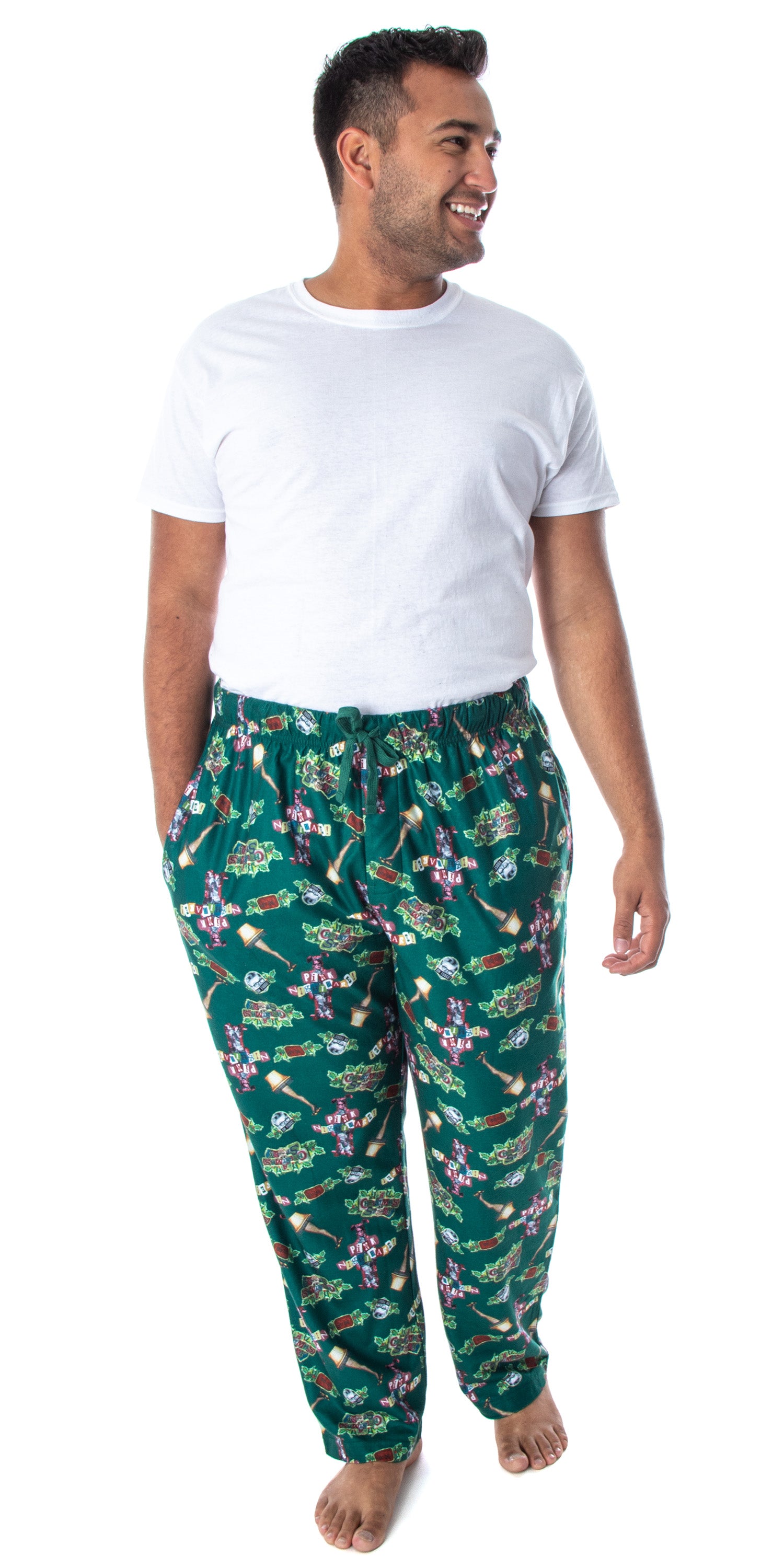A Christmas Story Men's Movie inspired Allover Print Sleep Pajama Pants (4X)