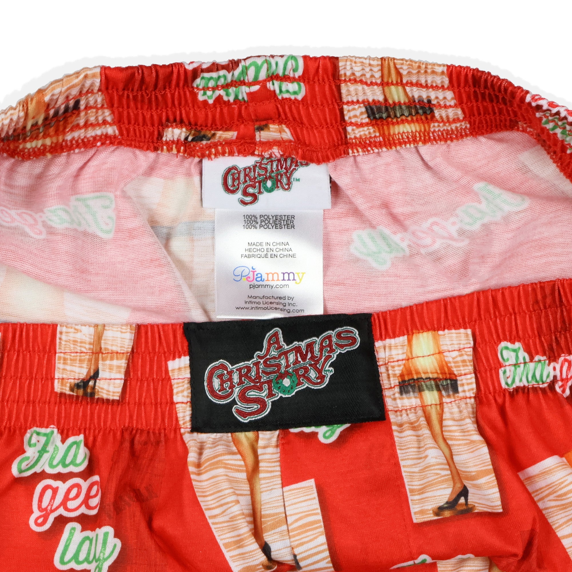 A Christmas Story Boxers Men's Fra-Gee-Lay Leg Lamp Design Underwear