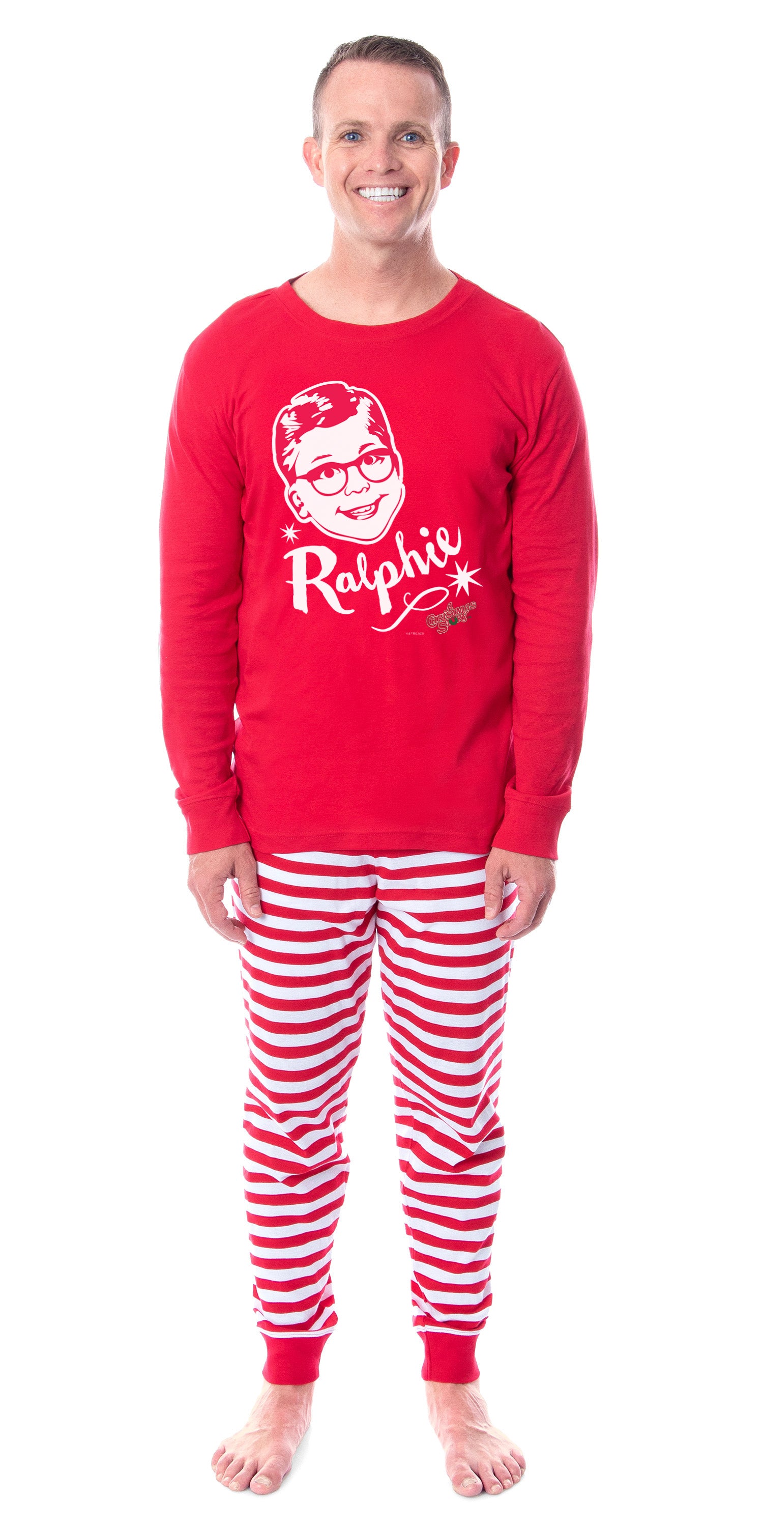 A Christmas Story Ralphie Face Logo Sleep Tight Fit Family Pajama Set