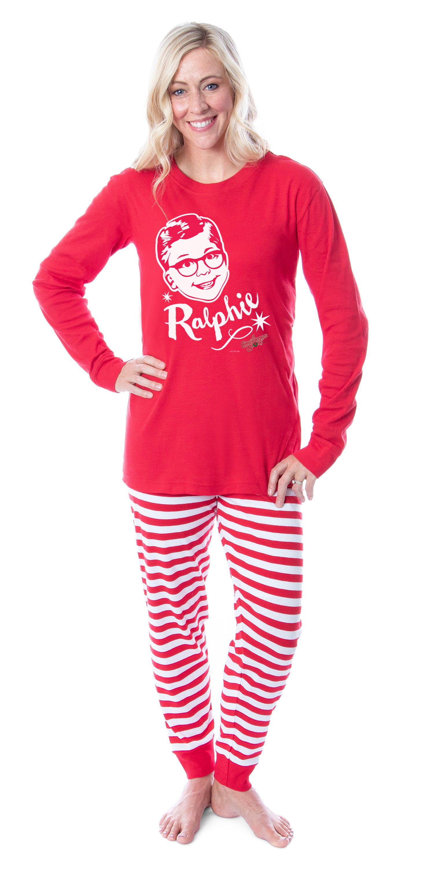 A Christmas Story Ralphie Face Logo Sleep Tight Fit Family Pajama Set