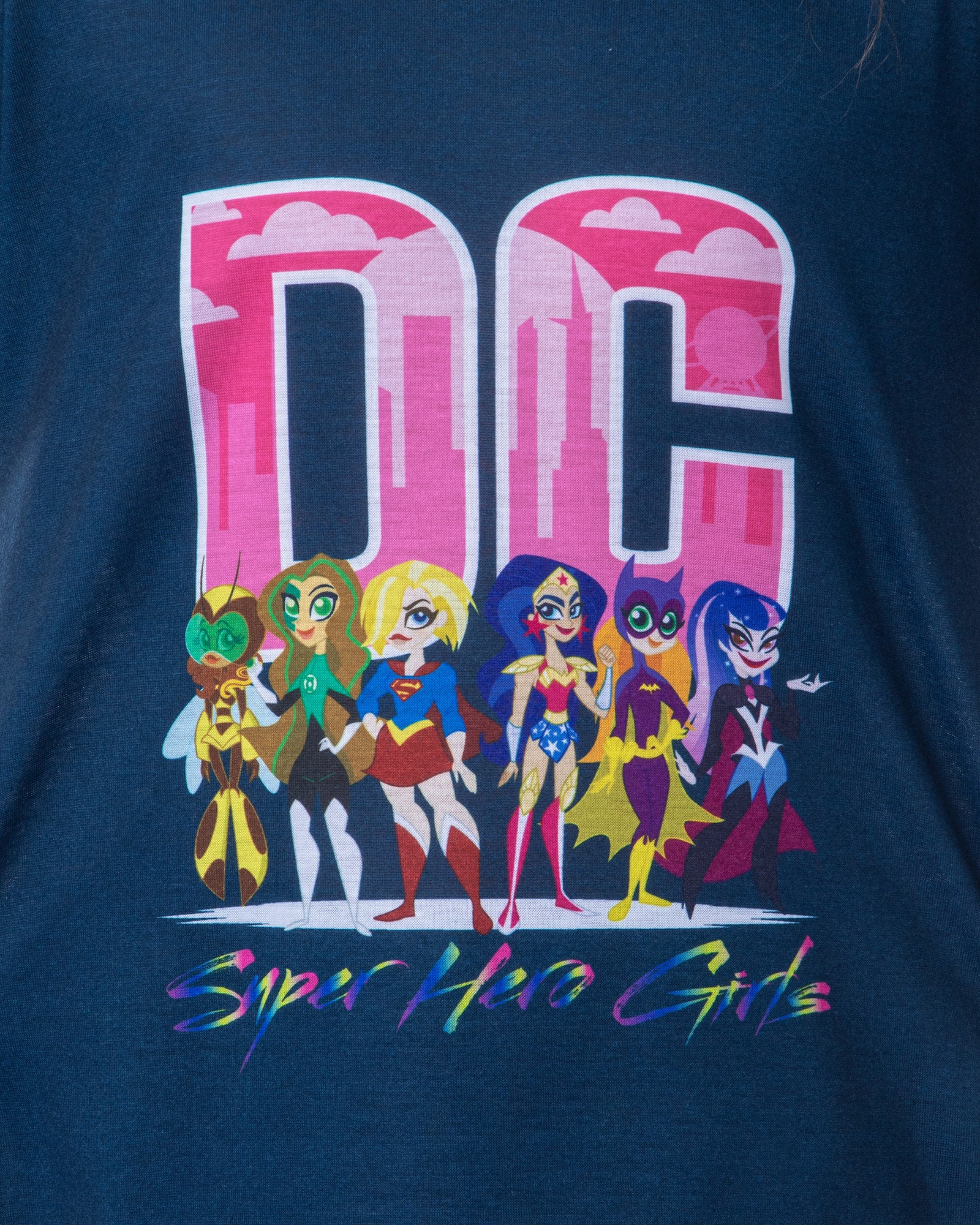DC Comics Girls' Super Hero Girls Character Sleep Pajama Set Short