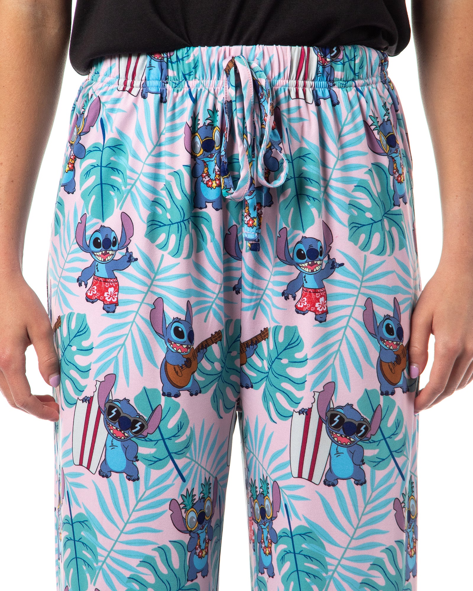 Disney Womens' Lilo & Stitch Tropical Paradise Beach Sleep Pajama Pants