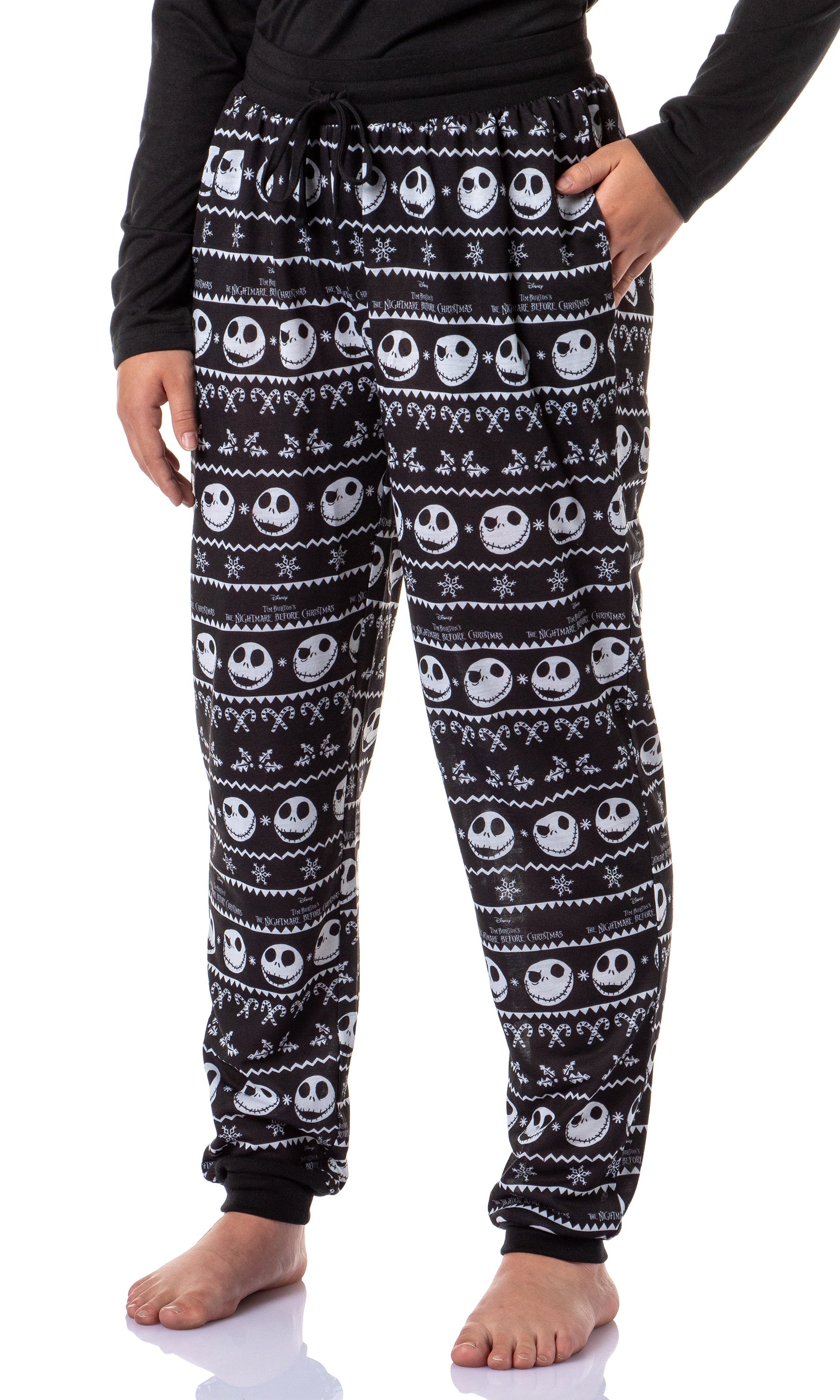 The Nightmare Before Christmas Women's Jack Skellington LS Jogger Pajama Set