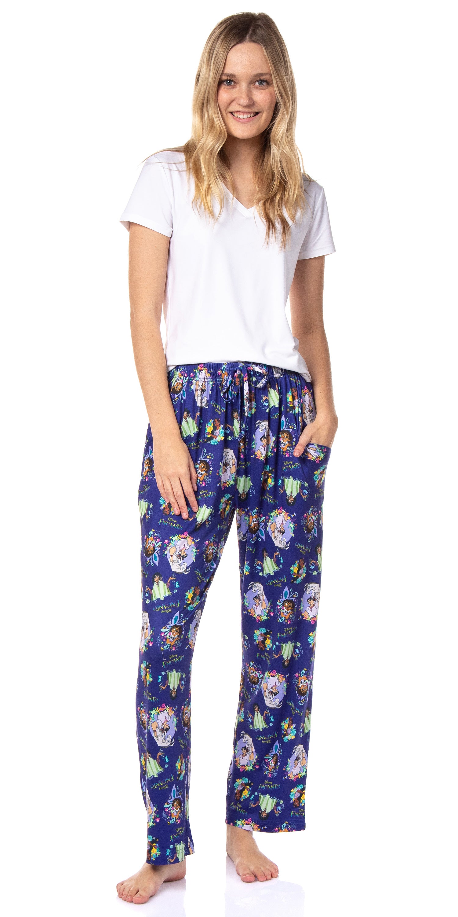Disney Womens' Encanto Movie The Family Madrigal Characters Pajama Pants