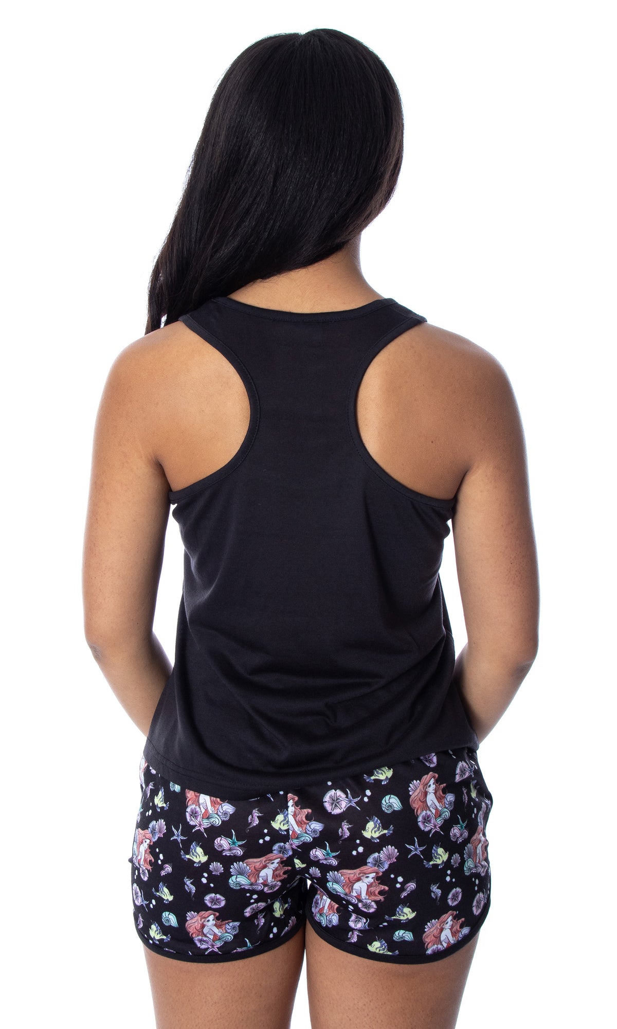 Disney Little Mermaid Women's Ariel Tank Short Pajama 2-Piece Set