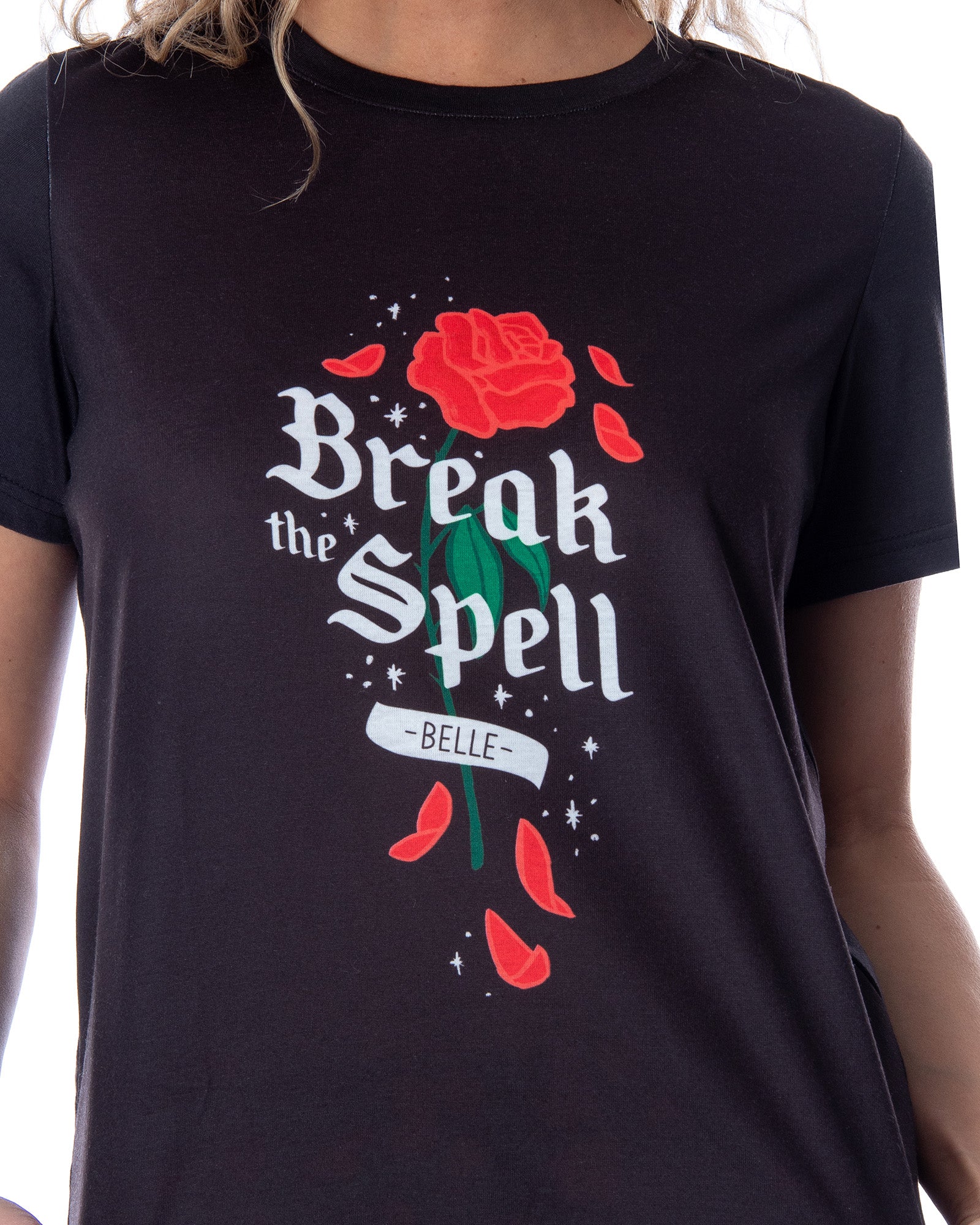 Disney Women's Beauty and The Beast Break The Spell Belle Pajama Set