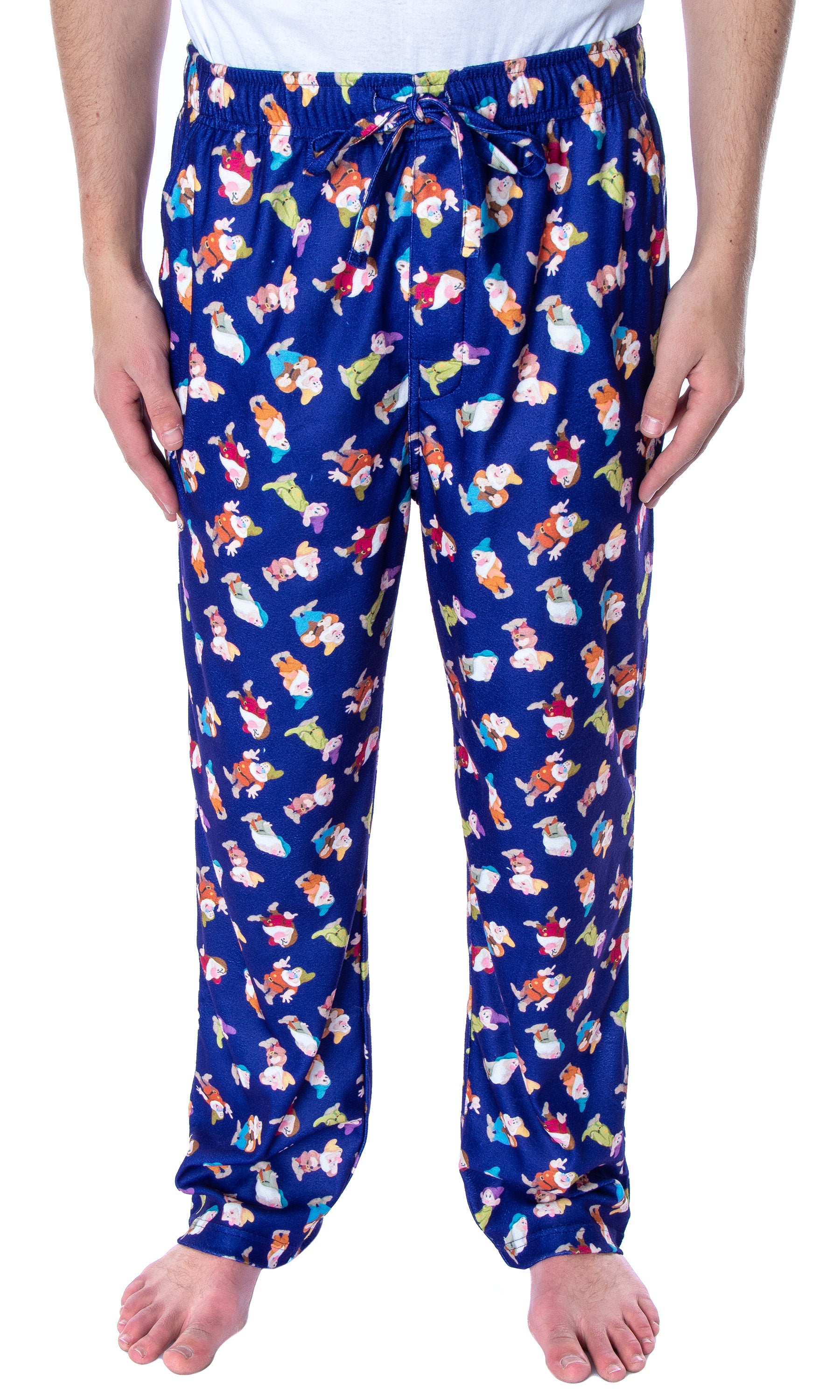 Disney Men's Snow White and The Seven Dwarfs Allover Dwarves Pajama Pants