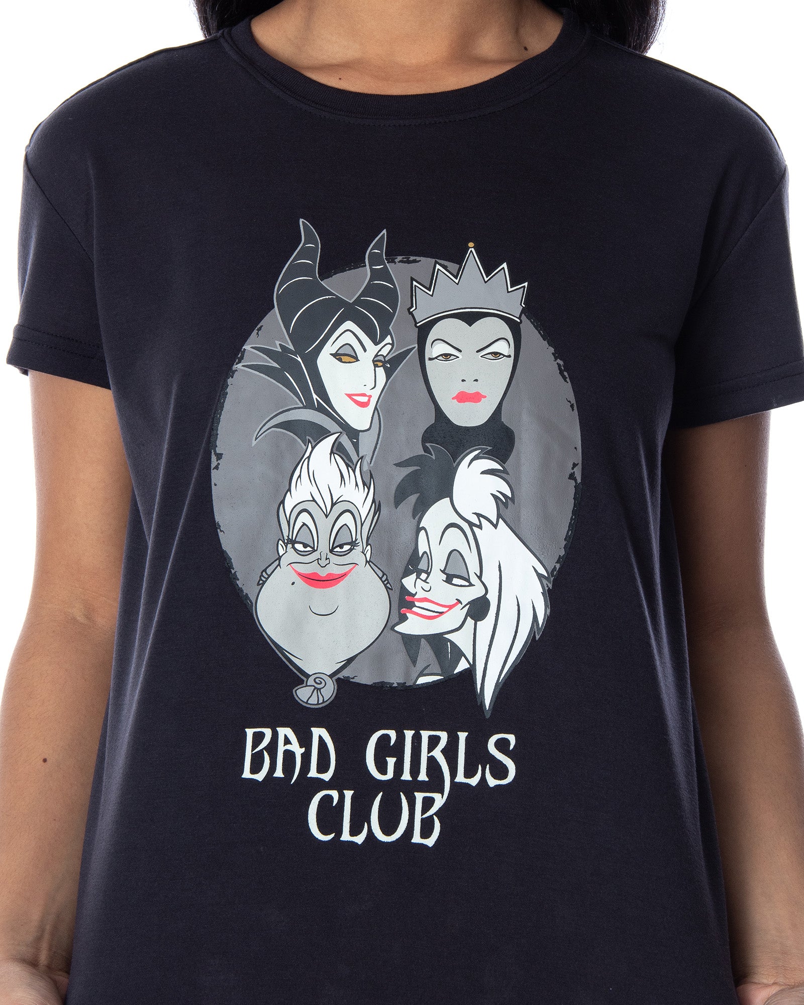Disney Villains Women's Bad Girls Club 2 Piece Jogger Pajama Set