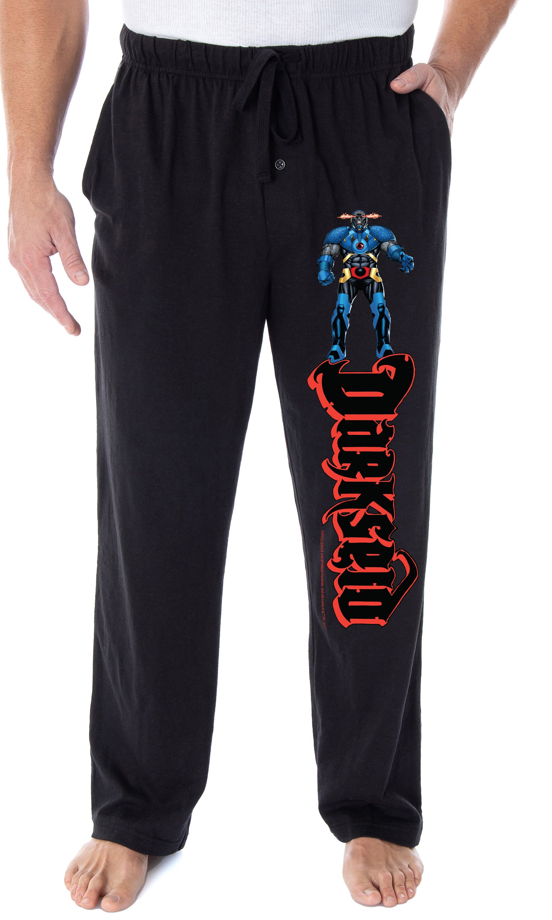 DC Comics Men's Darkseid Super Villain Character Loungewear Pajama Pants