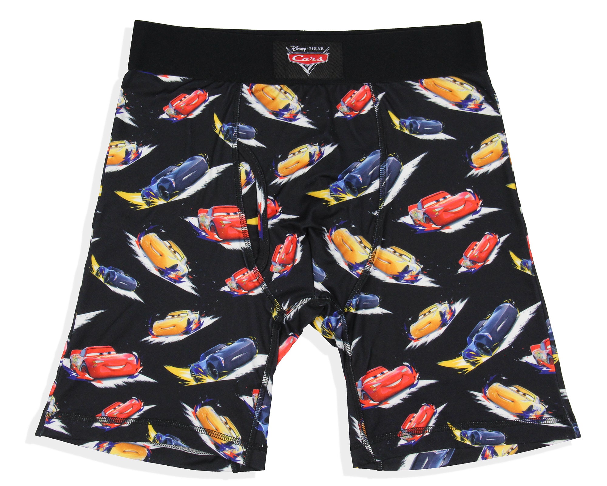 Disney Mens' Cars Lightning McQueen Tag-Free Boxers Underwear Boxer Briefs