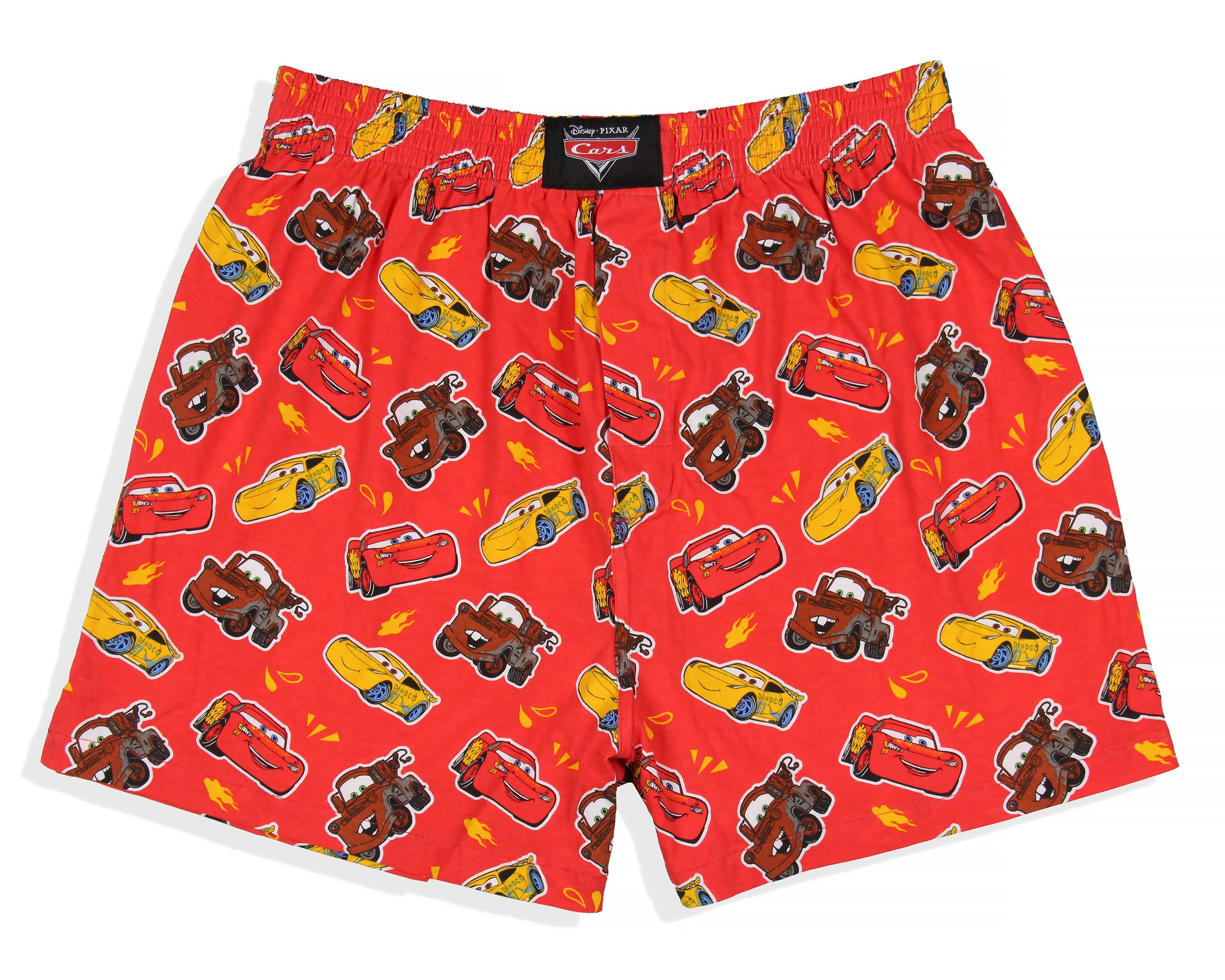 Disney Men's Cars Lightning McQueen Mater And Cruz Ramirez Boxer Shorts