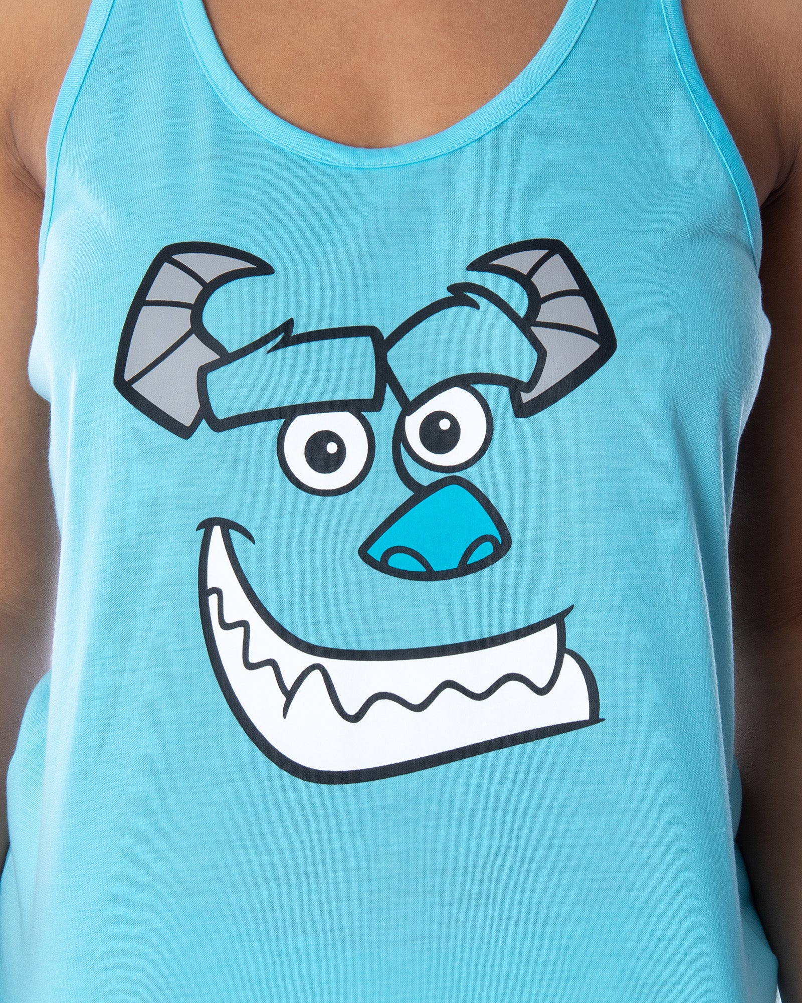Disney Women's Monsters Inc. Sulley Racerback Tank and Shorts Pajama Set