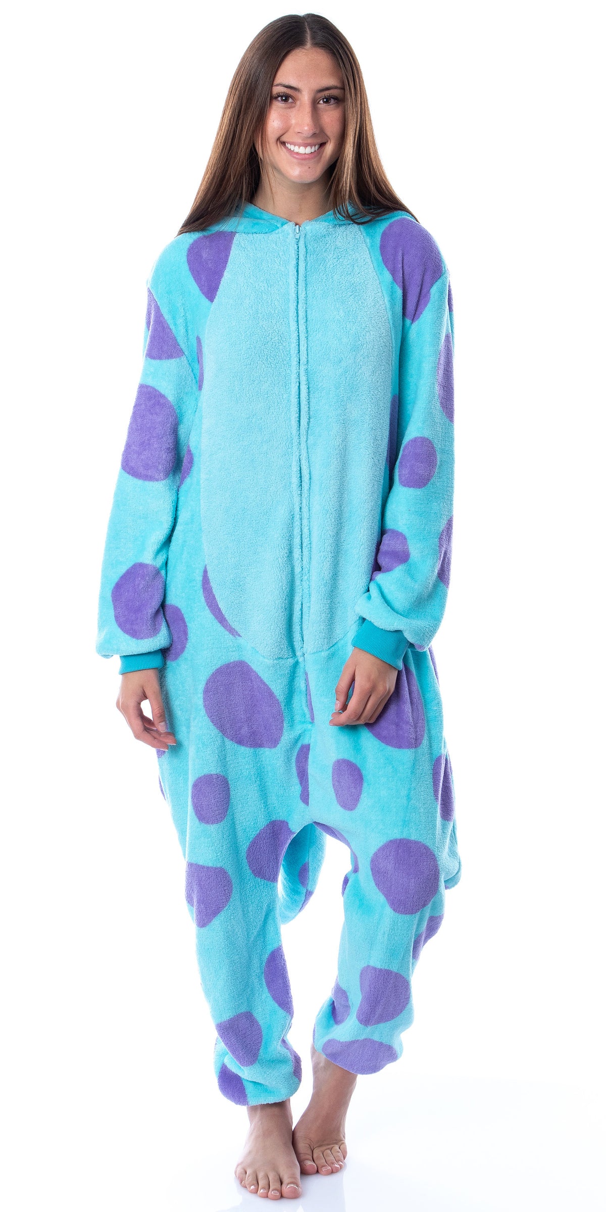 Disney Monsters Inc Womens' Sulley Kigurumi Costume Union Suit Pajama